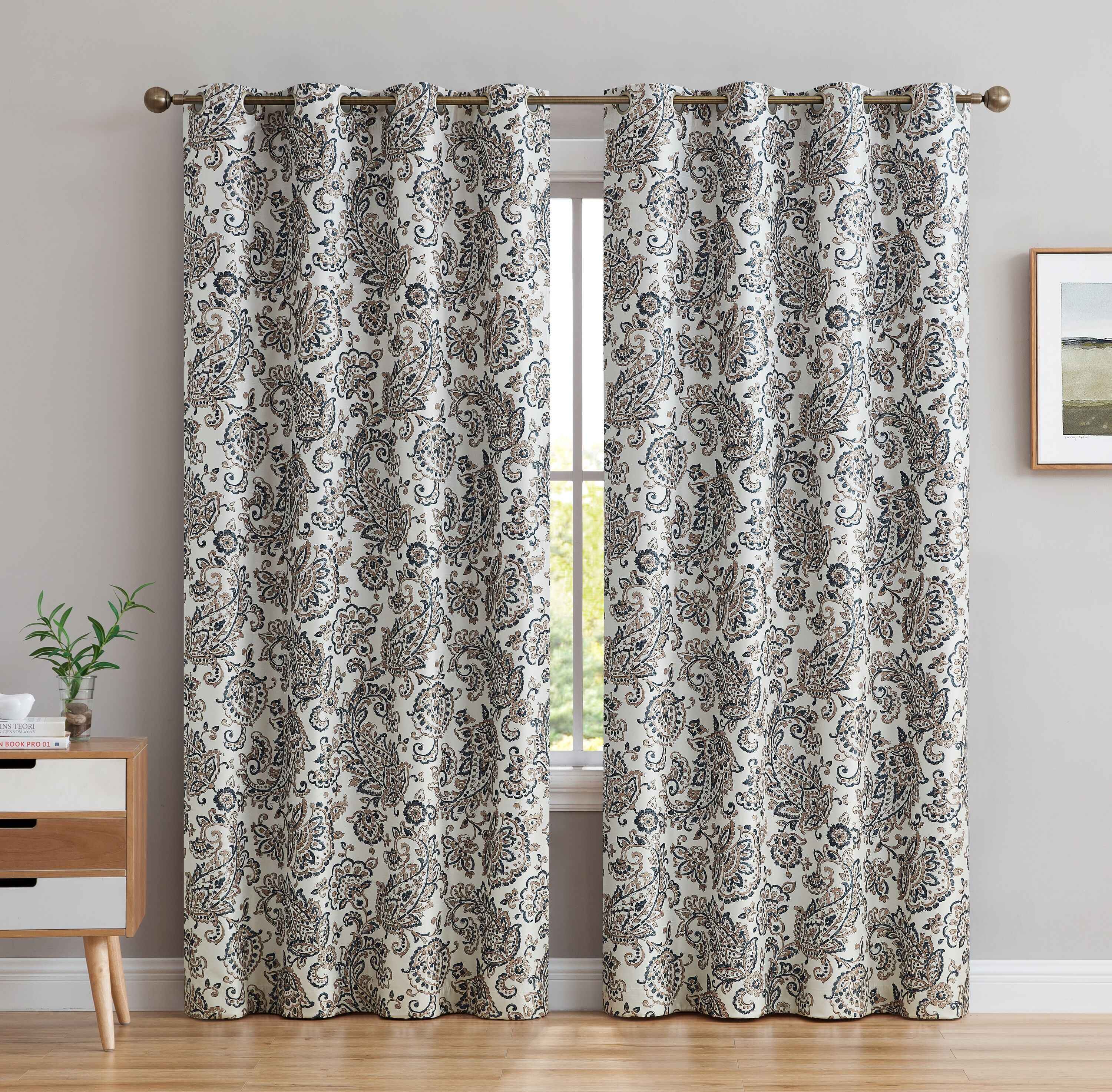 Totally Home Decor AMALFI-72-TAUP curtains - View #2