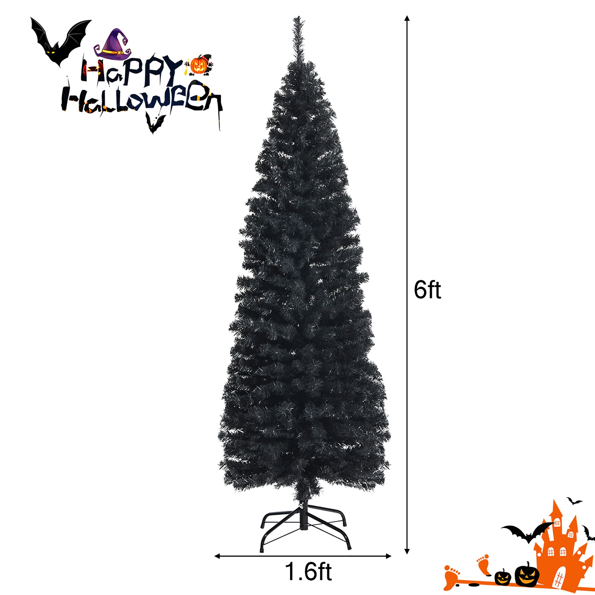 Costway CM22106BK Table-Halloween-Decor - View #2