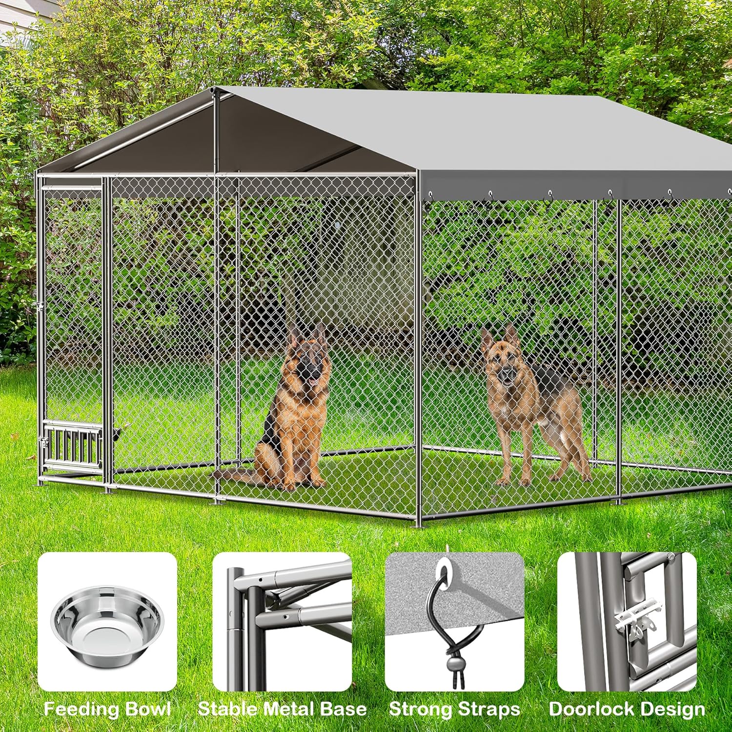 Qeetex BY01-PHO-15AIJK1N Chicken-Coops-Rabbit-Hutches - View #4