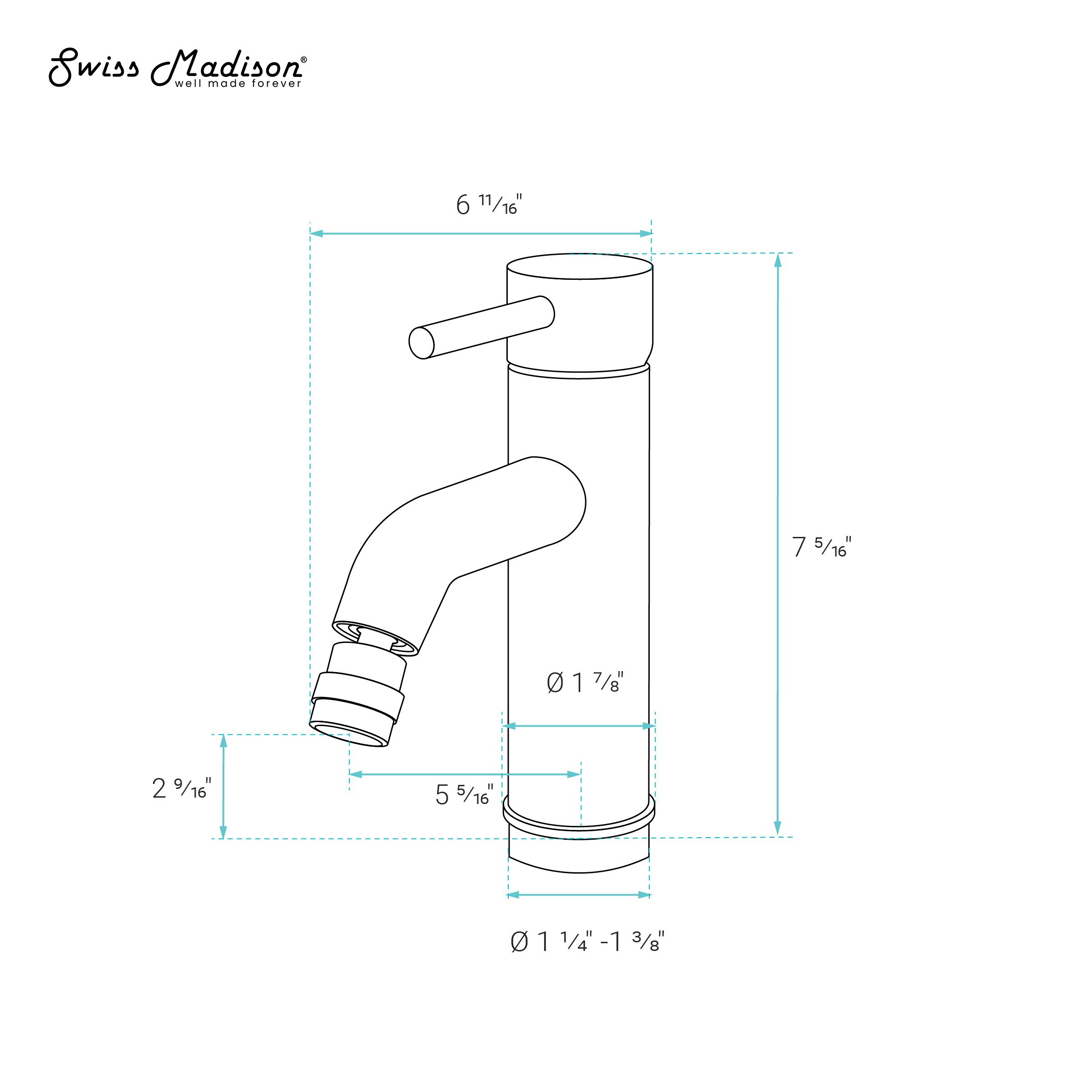Swiss Madison SM-25-DFDIE03WH Bidet-Faucets - View #7