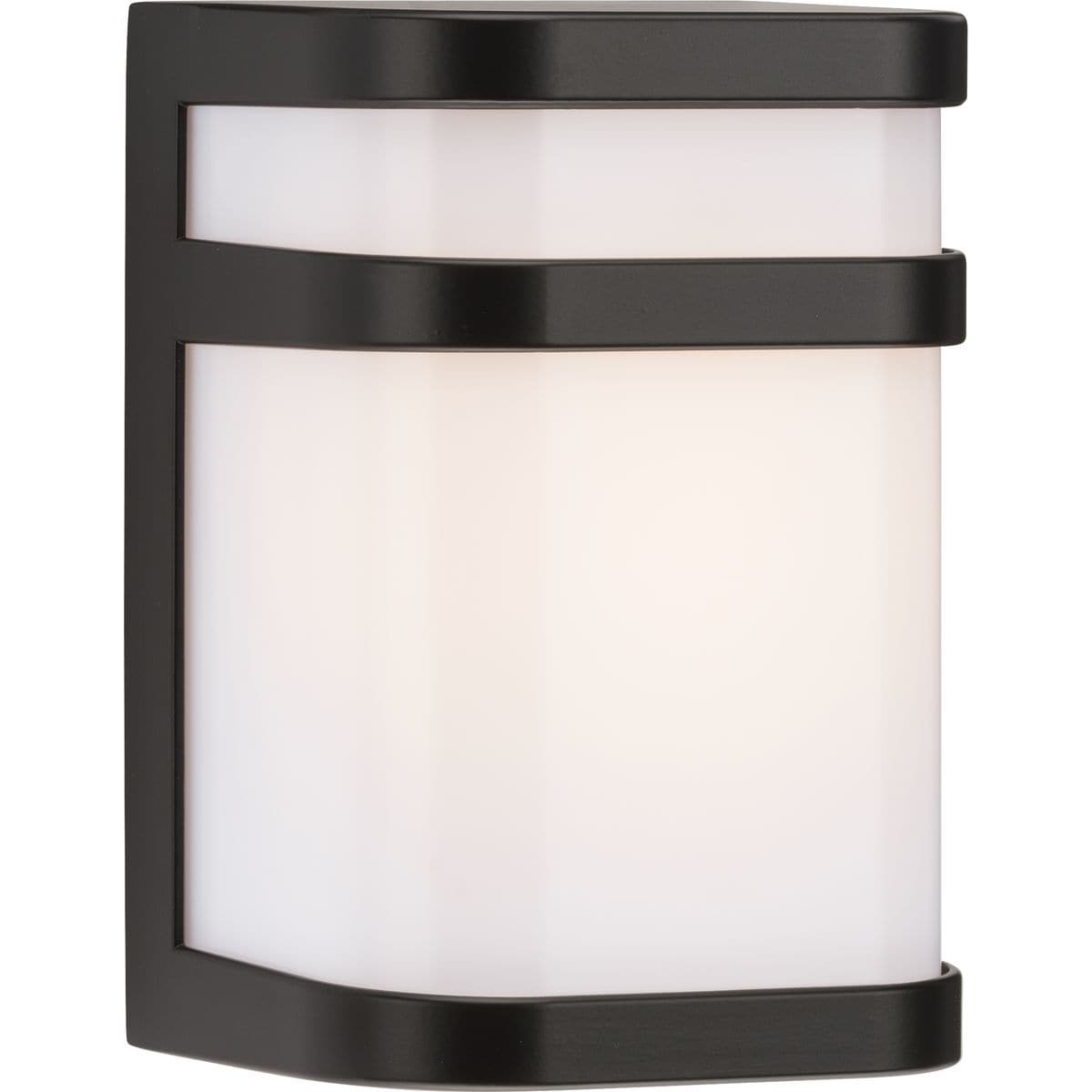 Architectural Bronze LED Outdoor Wall Lantern with Acrylic Shade