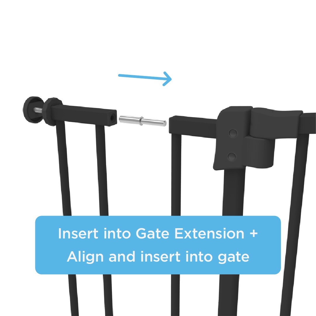 Perma Child Safety Pressure Mounted Gate Extensions 12-in x 30-in ...