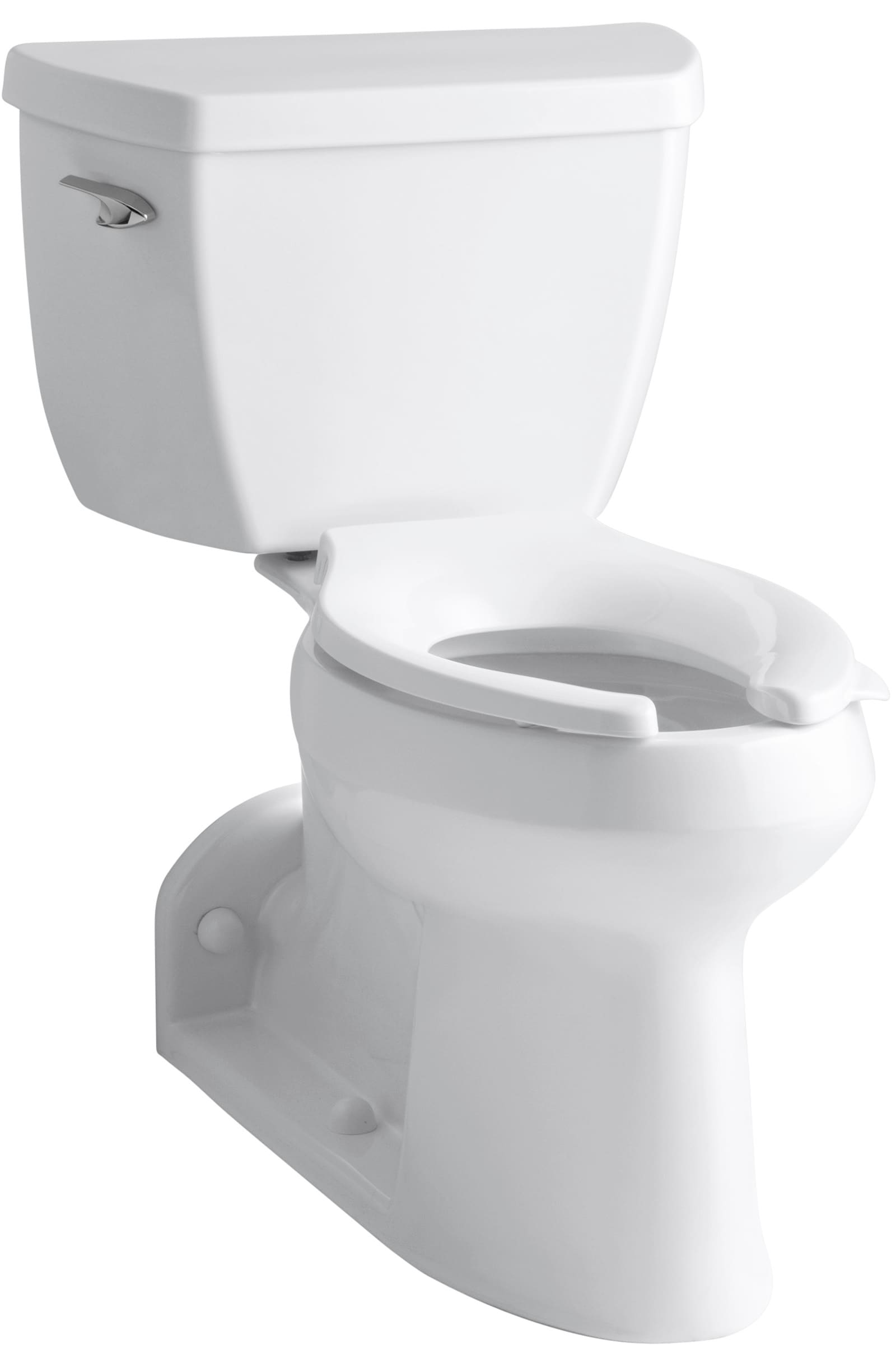 KOHLER 3578-T-0 Barrington White Elongated Chair height 2-piece Toilet 4-in Rough-In WaterSense 1.0 GPF