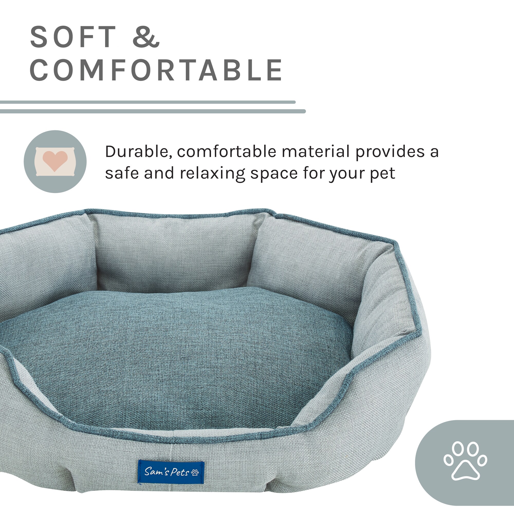 Sam's Pets SP-DB1225GY Pet-Beds - View #10