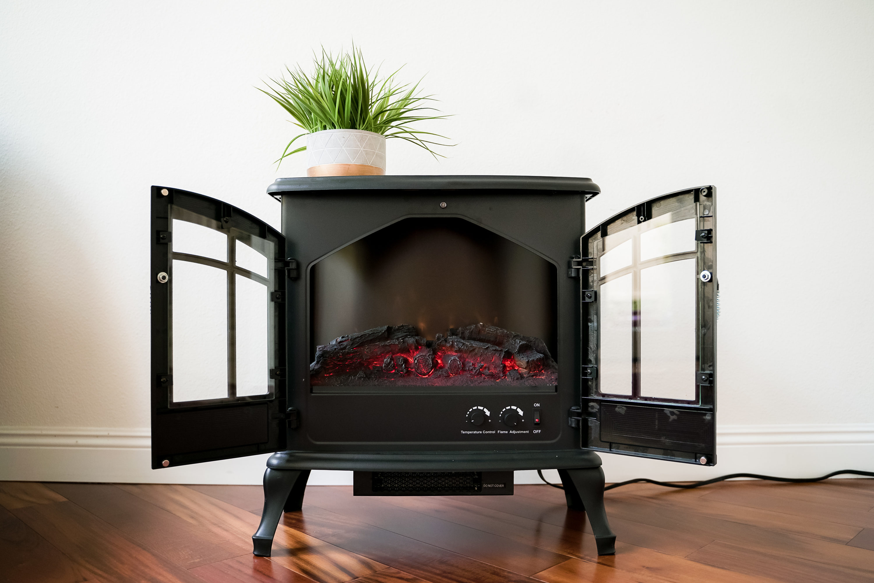 electric fireplace Hip Front Black XL from The Flame