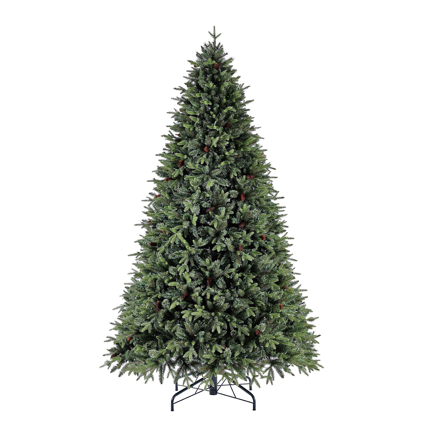 Holiday Living 9-ft Hayden Pine Pre-lit Artificial Christmas Tree with 