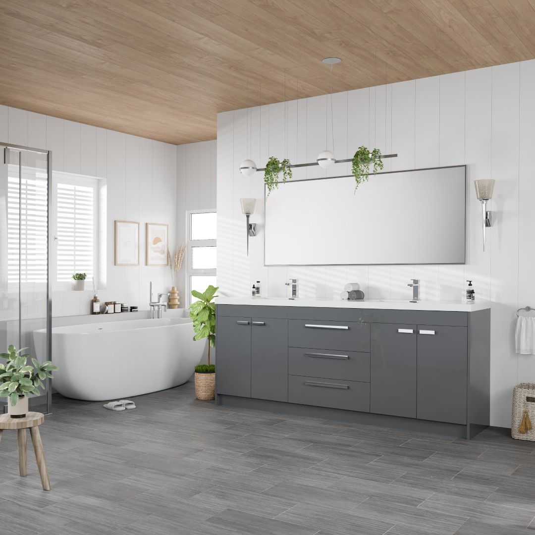 Eviva EVVN1900-8-84GR Bath-Vanity-Combo - View #10