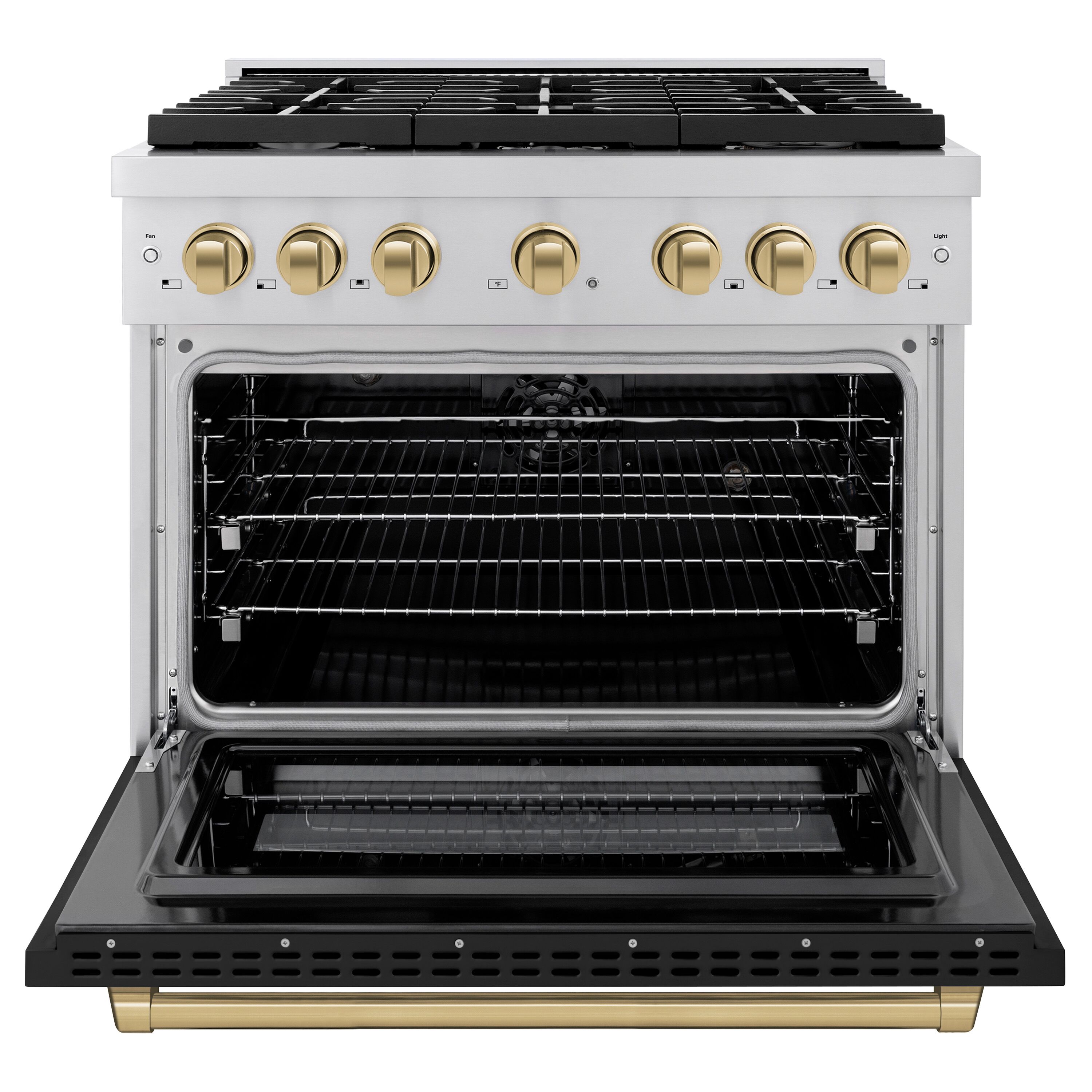 ZLINE KITCHEN & BATH SDRZ-BLM-36-CB Dual-Fuel-Ranges - View #3