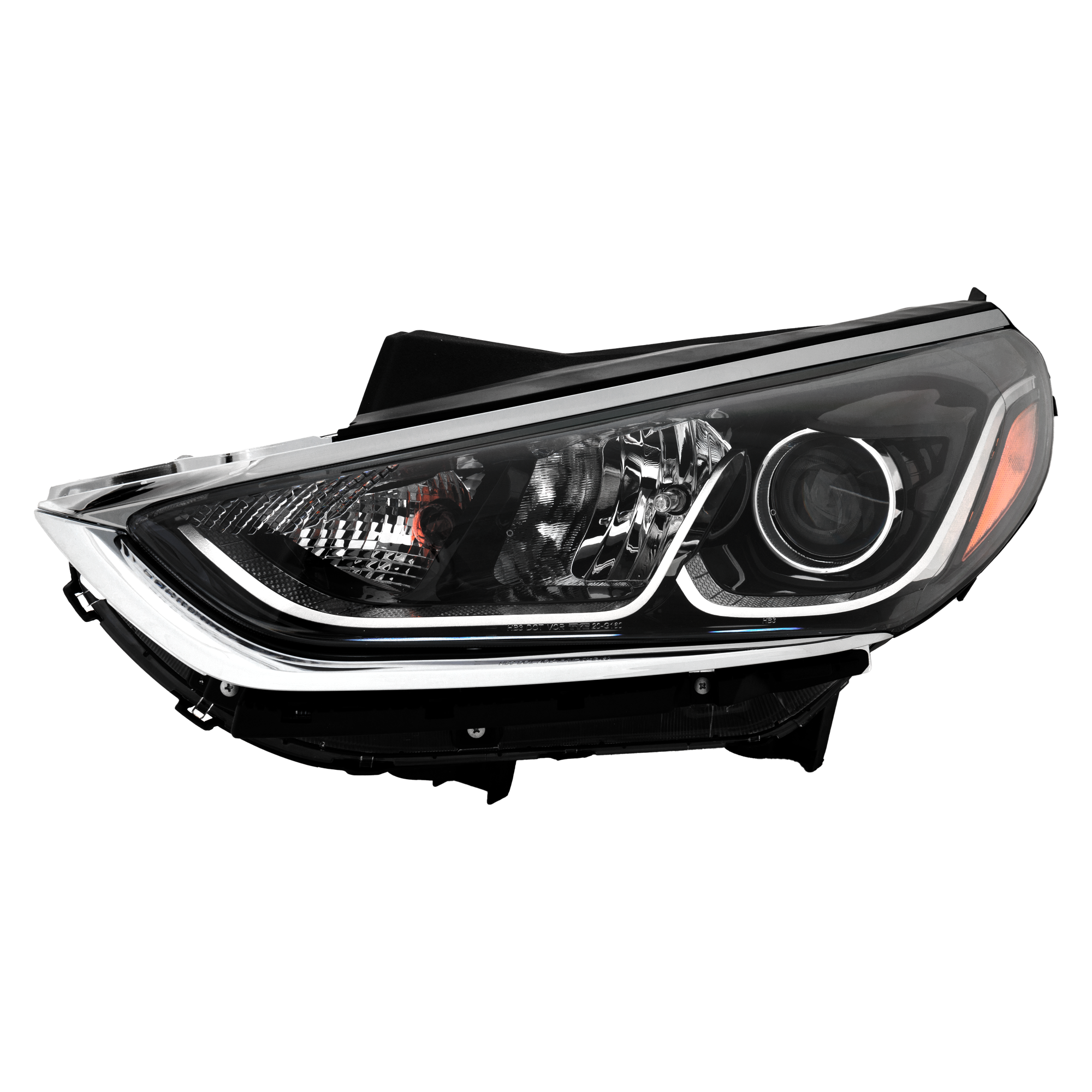 Garage-Pro JCWRH10010054GP Driver Side Headlight For Hyundai Sonata 2018-2019 Halogen with Bulb(s) Replaces# 92101c2500