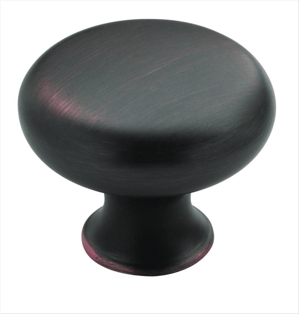 Amerock The Anniversary Collection Oil-Rubbed Bronze Round Transitional ...