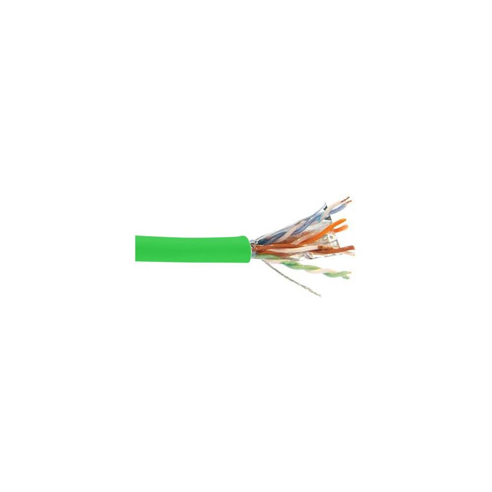 Liberty Wire And Cable Lwc 244ppl5sh Gn 1000 Ft Category 5e F Utp En Series Plenum 24 Awg 4 Pair Shielded Cable Green At Lowes Com