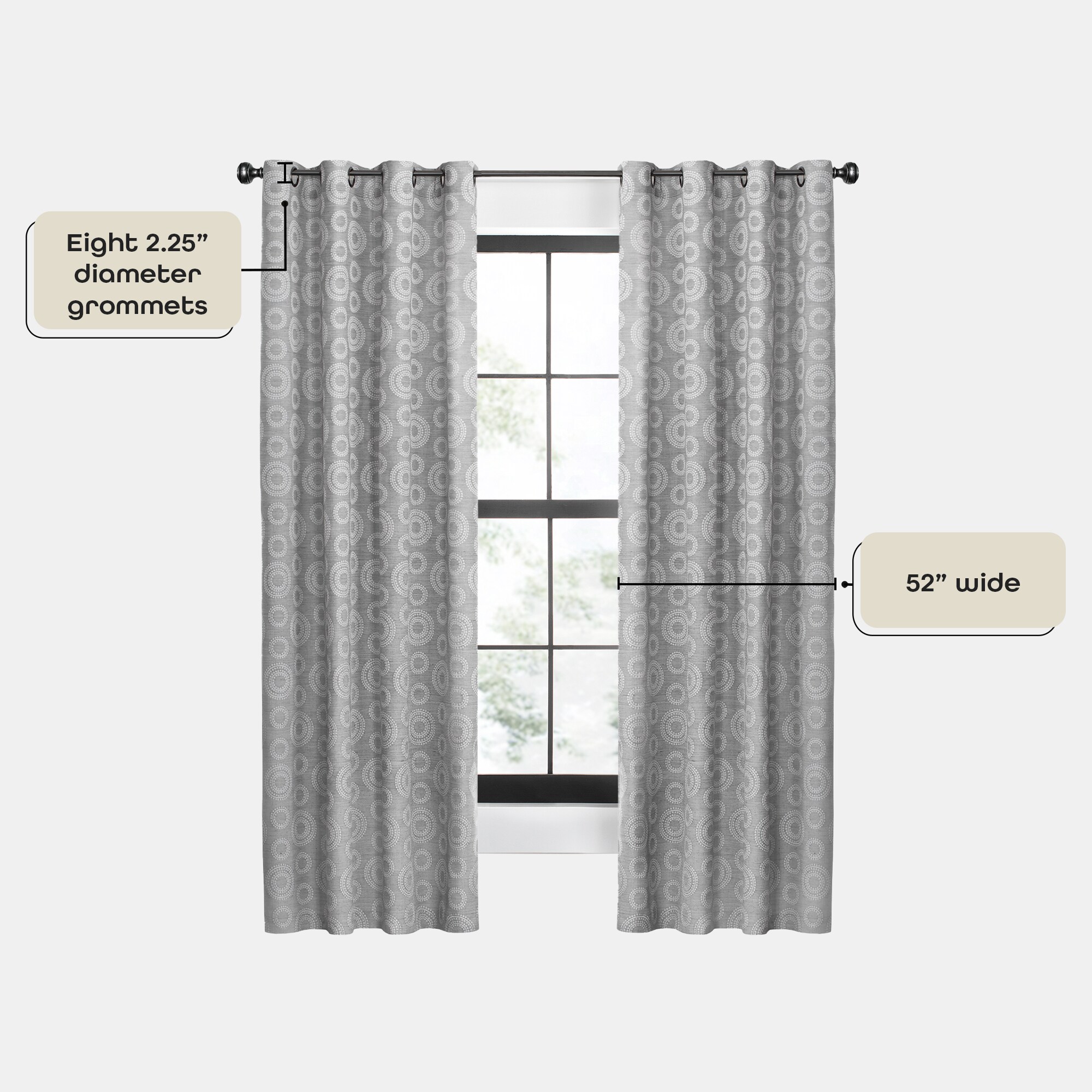 Achim CNPN84GY06 curtains - View #7