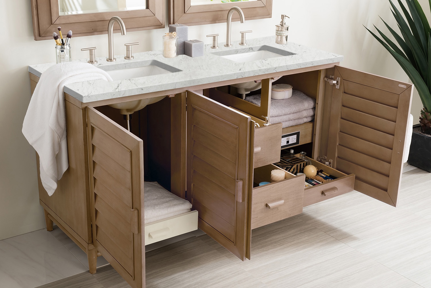 James Martin Vanities 620-V60D-WW-3EJP Bath-Vanity-Combo - View #4