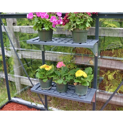 Canopia by Palram 2-Pack Twin shelf greenhouse PVC Greenhouse Shelf in the  Greenhouse Accessories department at
