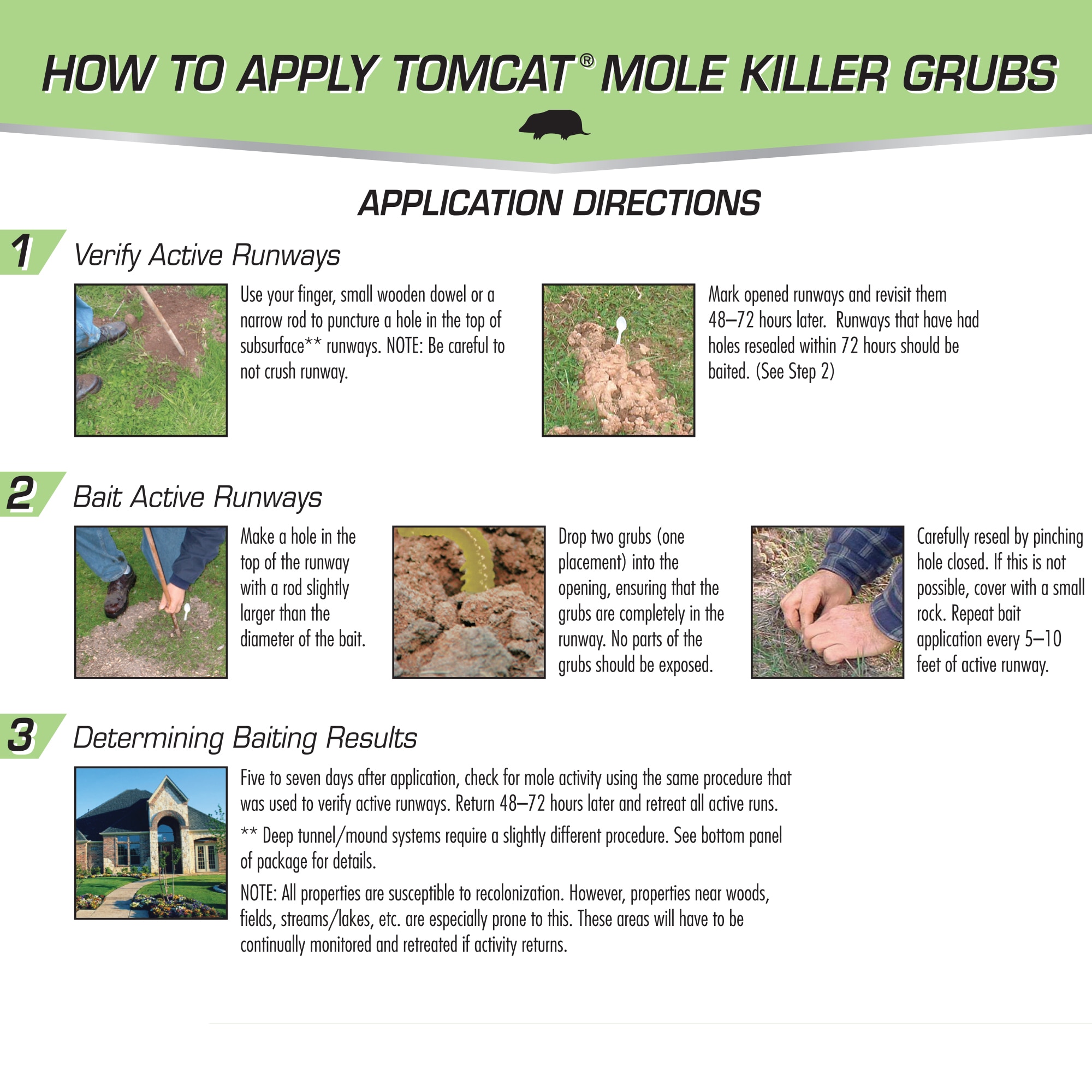 Tomcat Mole Killer, Mimics Natural Food Source, Poison Kills in a Single  Feeding, 10 Worms For Rodents