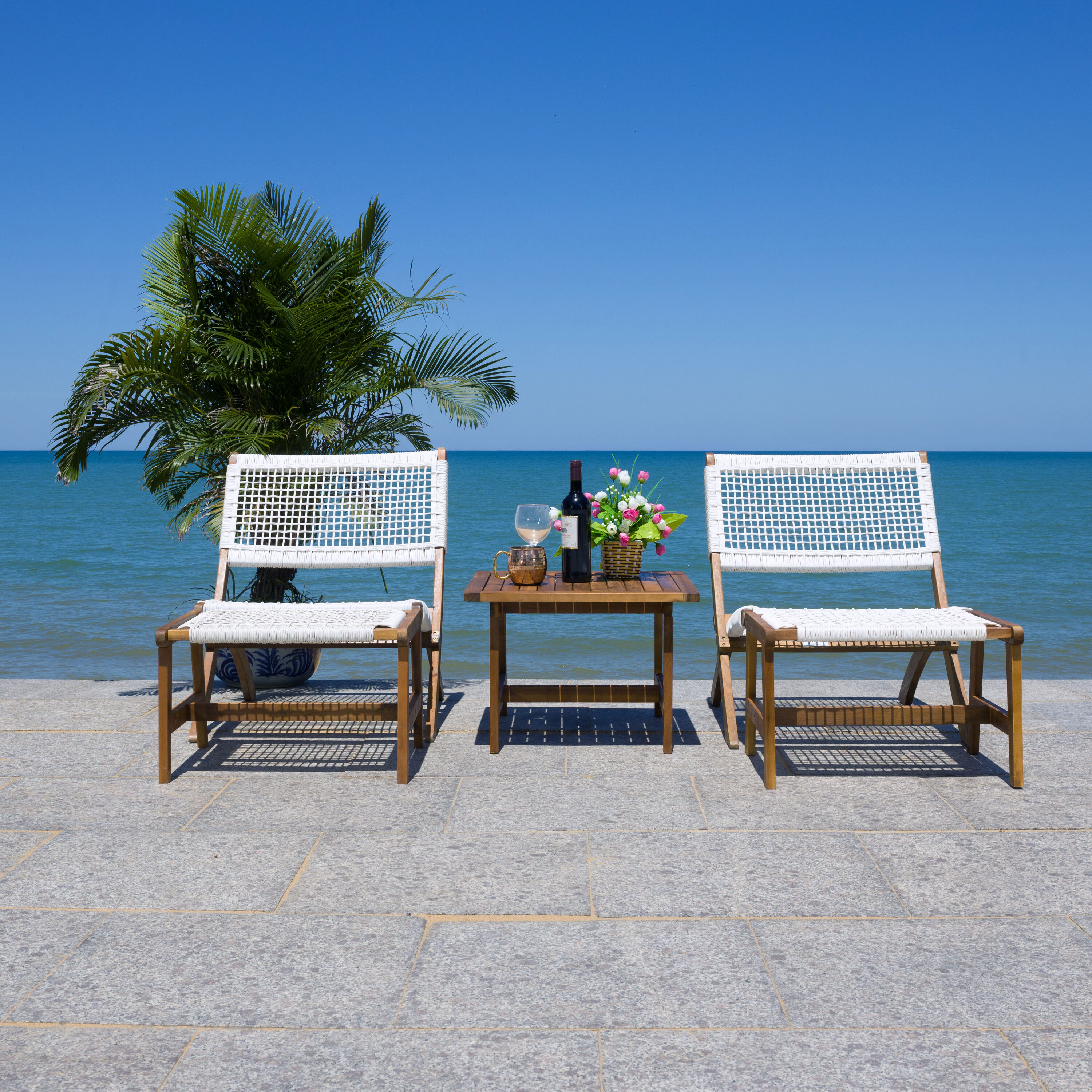 Safavieh PAT7077D Patio-Conversation-Sets - View #8