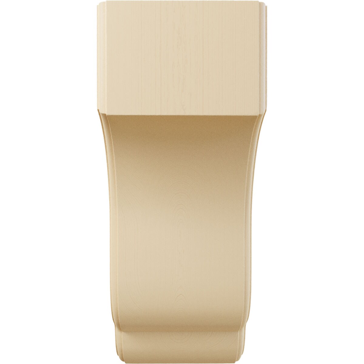 Maple Unfinished Traditional Wood Corbel 5-3/4"W x 7"D x 14"H