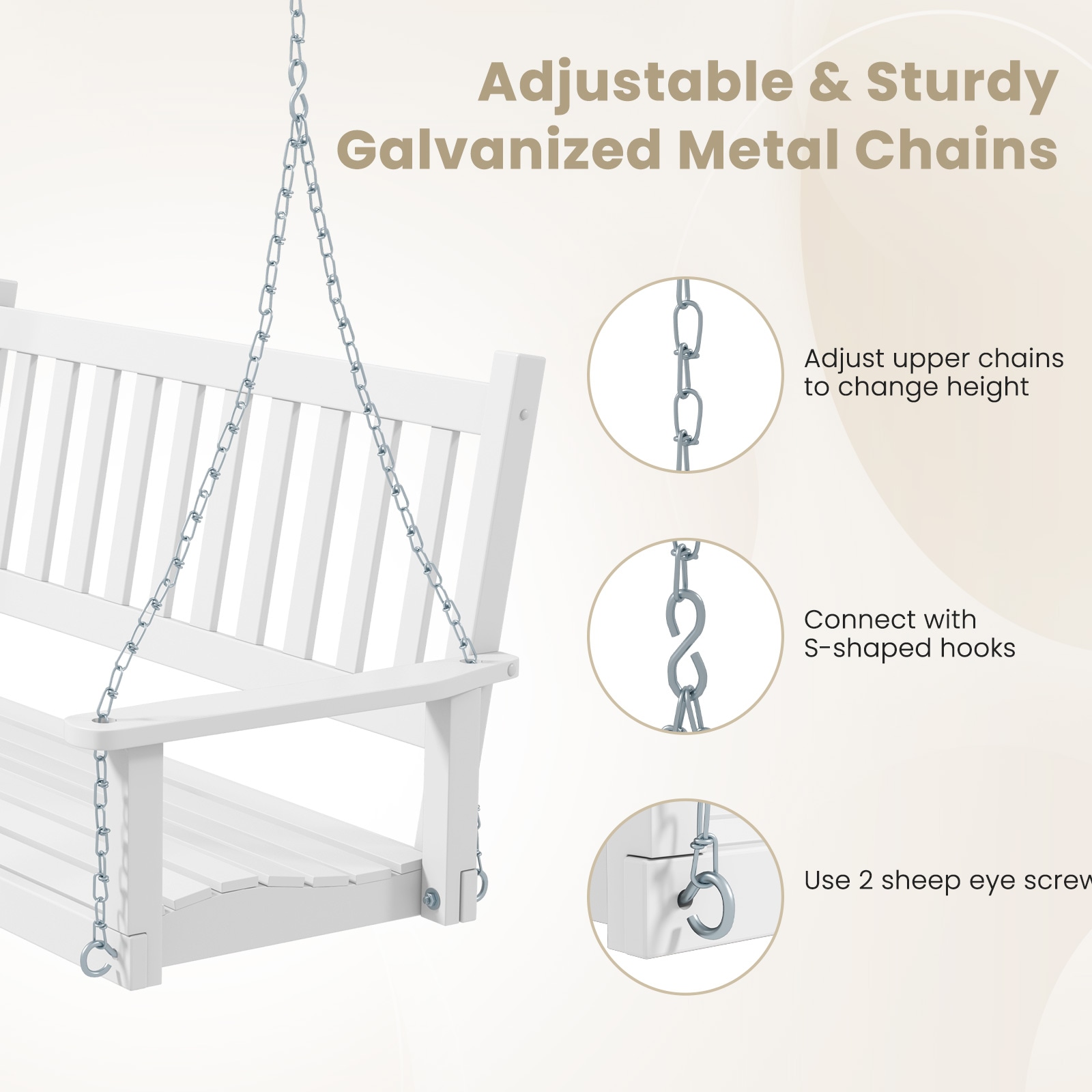 Slickblue D-CO-HW64411PN Swing-Gliders - View #4