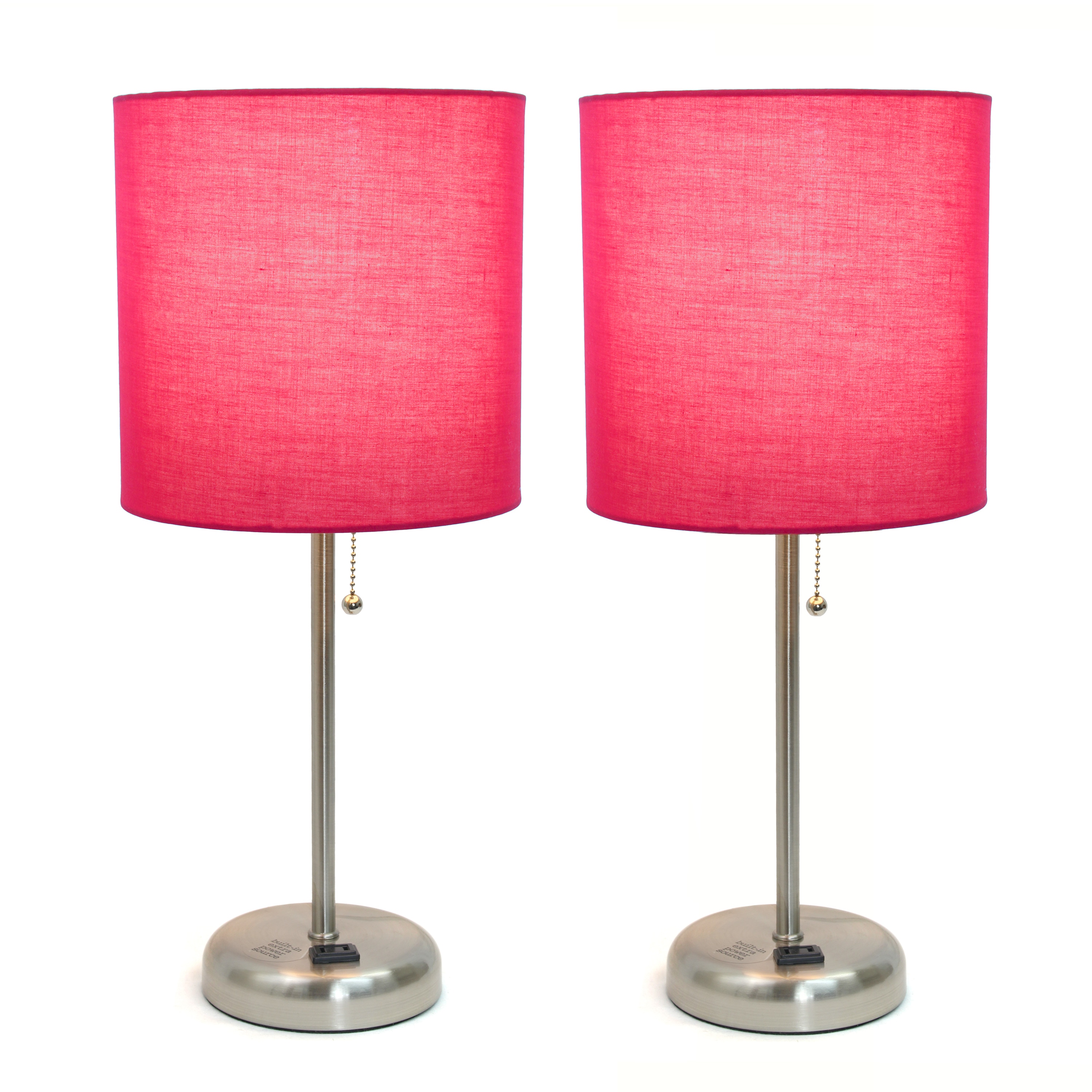 Simple Designs LT2024-PNK-2PK Table-Lamps - View #2
