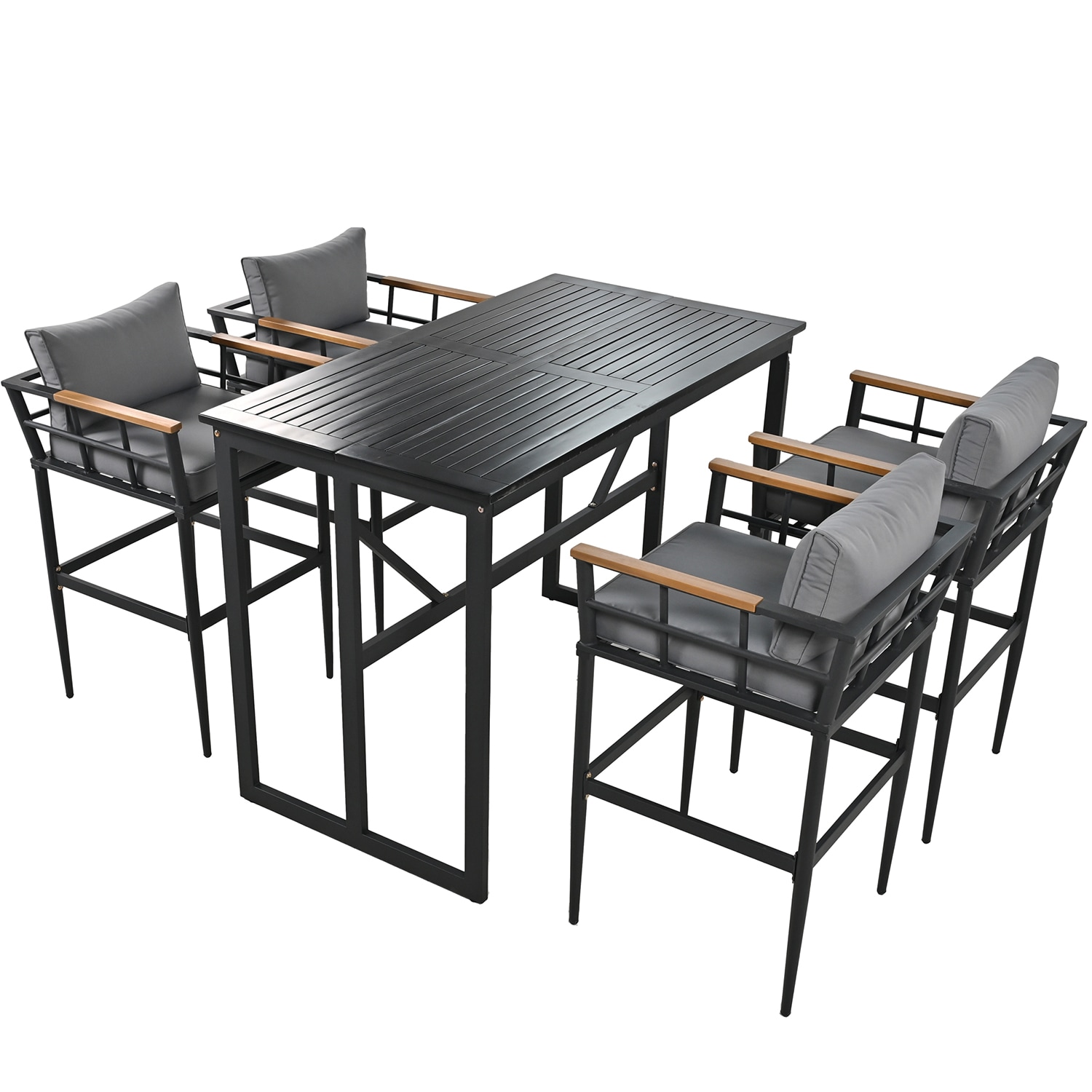 SINOFURN SYA020120GY Patio-Dining-Sets - View #6