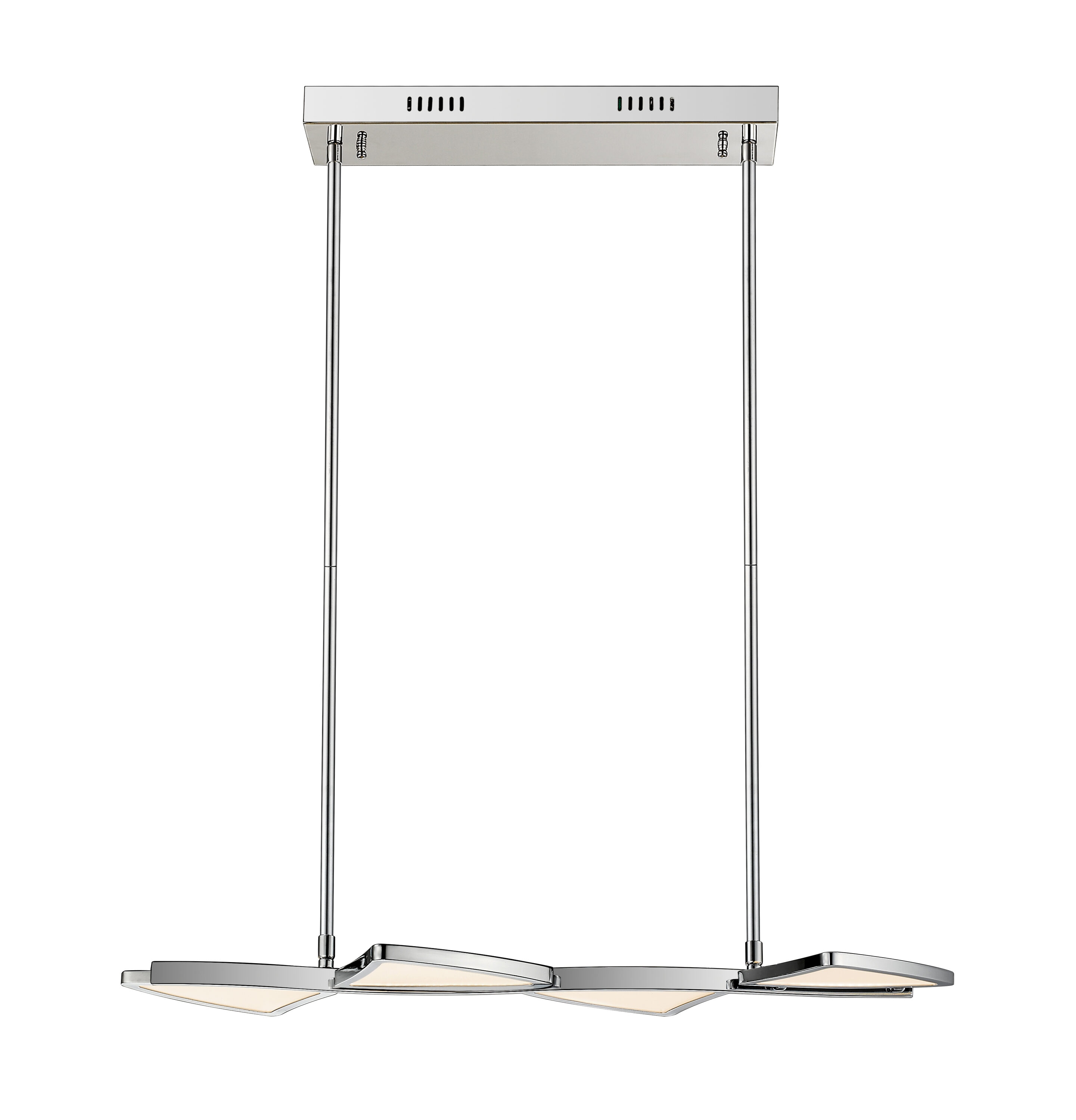 Z-Lite 1003-4CH-LED Aeon Chrome Incandescent Integrated Pool Table Lighting