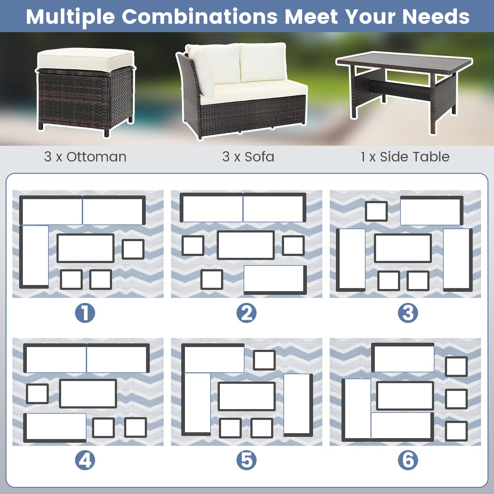BABOOM BOM-1243WH+-CO Patio-Dining-Sets - View #7