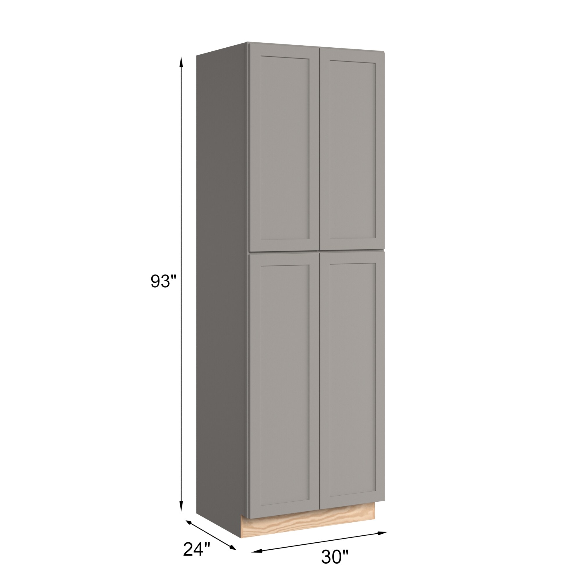 KraftMaid Momentum U302493.ET.SHG81 Cabinets-Kitchen - View #3
