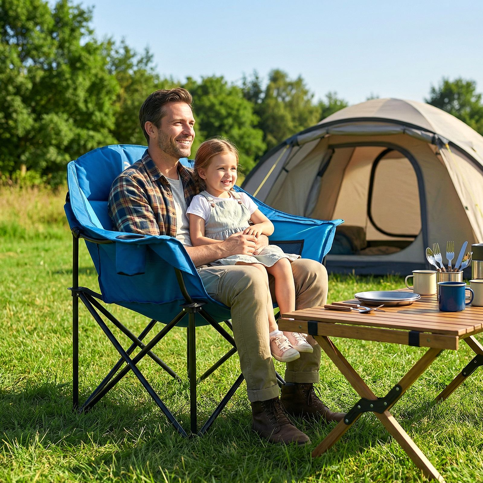 Esazn HWLYY-Y-BROWN-H-LYU Beach-Camping-Chairs - View #6