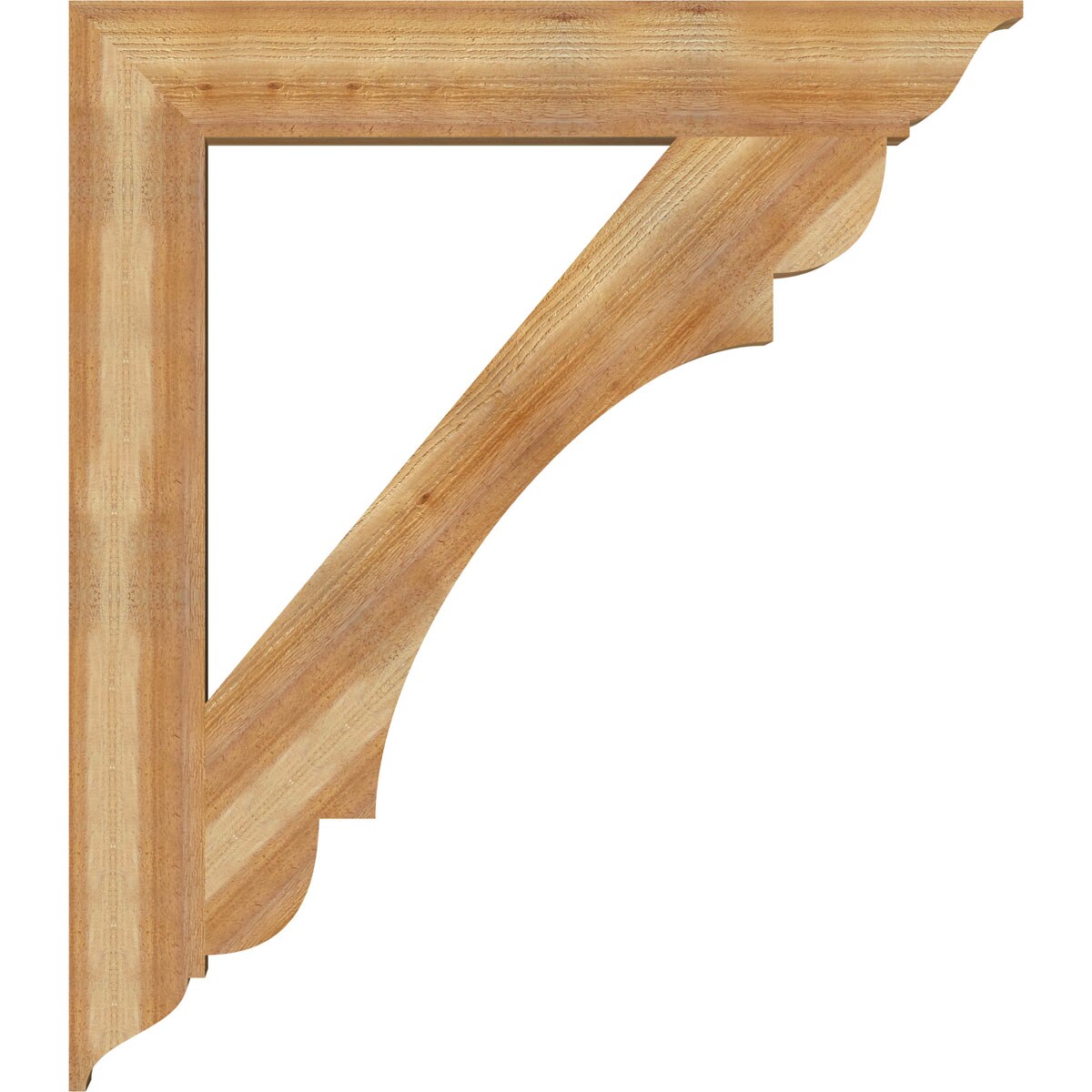 Ekena Millwork BKT06X42X48OLY01RWR Exterior-Brackets-Braces - View #3