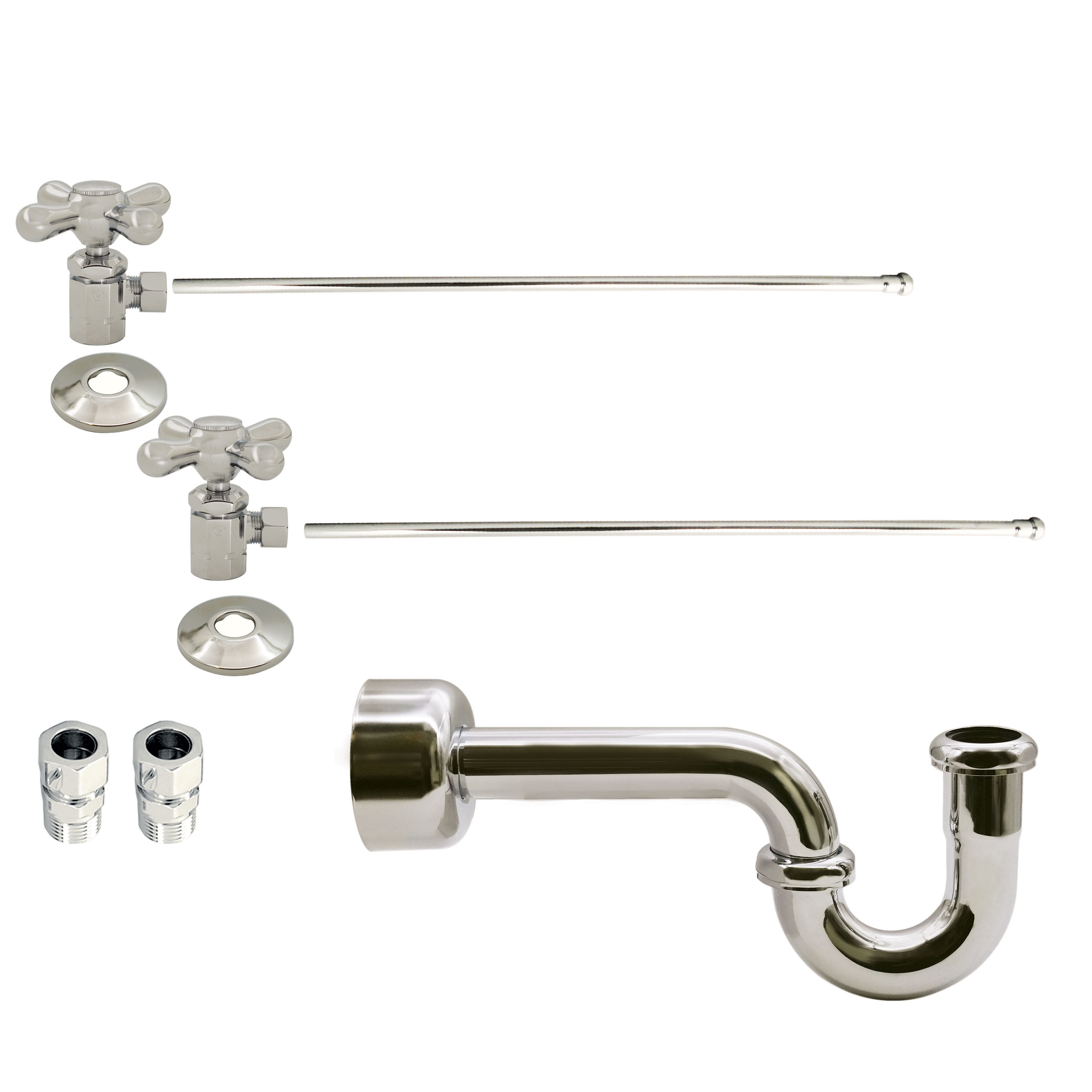 WESTBRASS D1838L-05 1-1/2-in Brass P-trap
