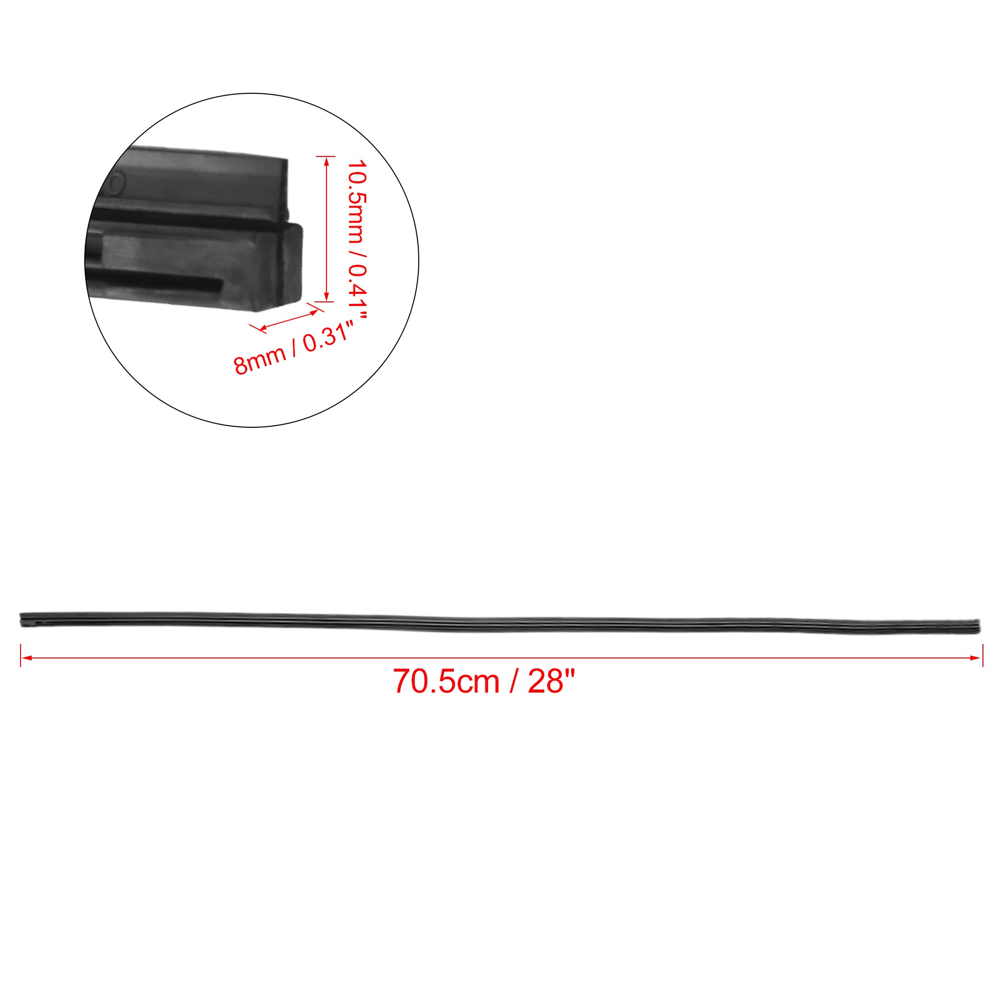 Unique Bargains S26010400UX5221 Wiper-Blades - View #3