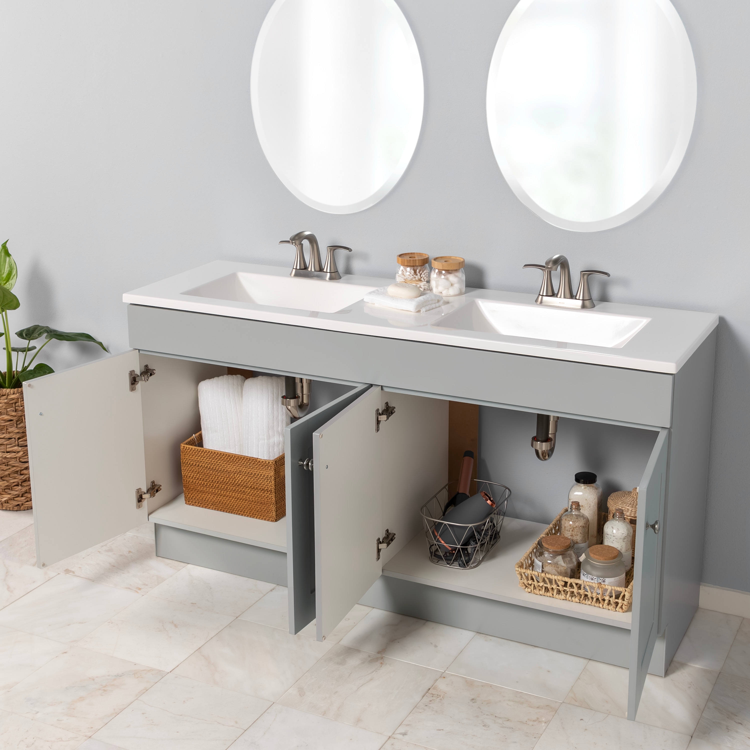 Project Source LWW022760P2-CY Bath-Vanity-Combo - View #3
