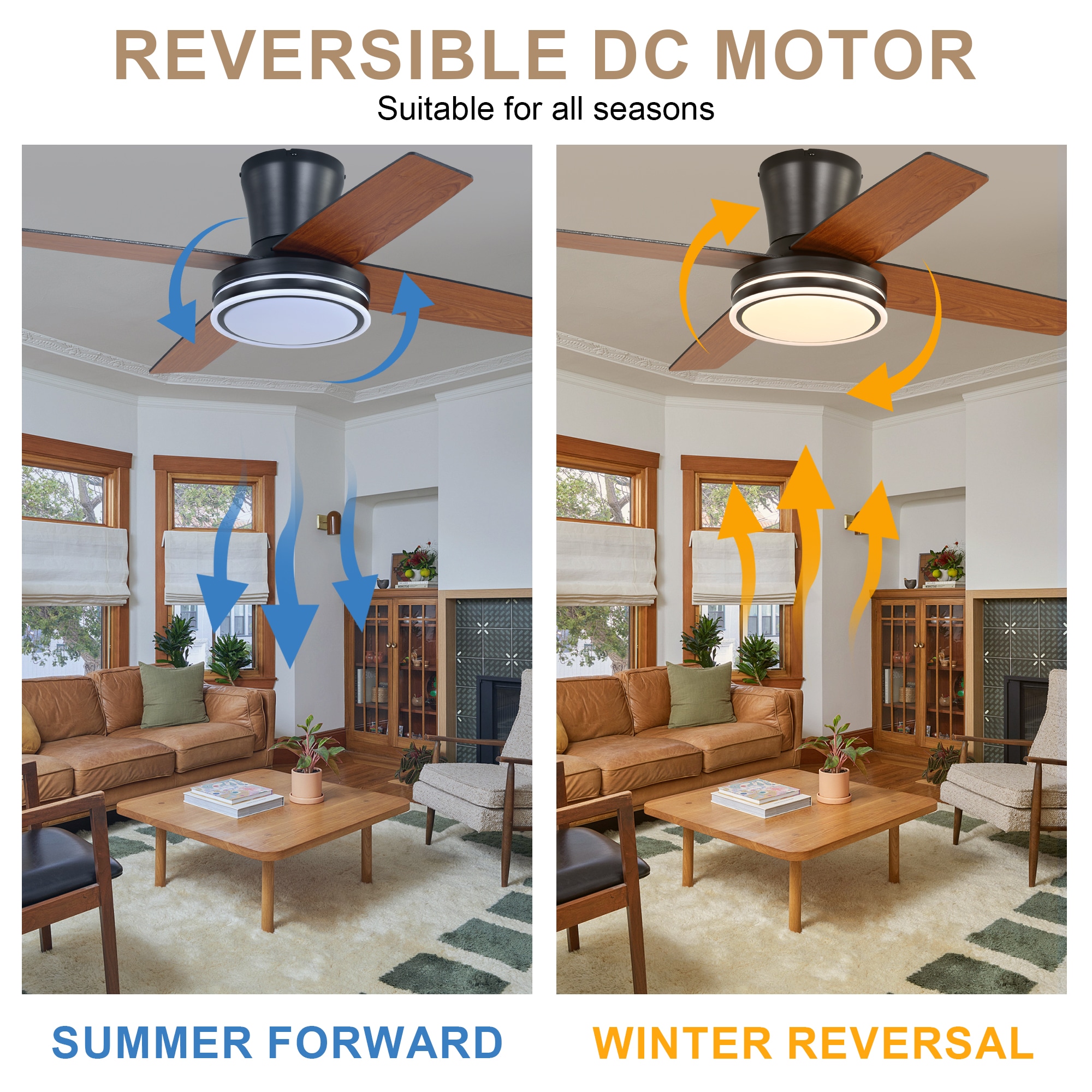 Bella Depot DCFSD4401-BR Ceiling-Fans - View #8