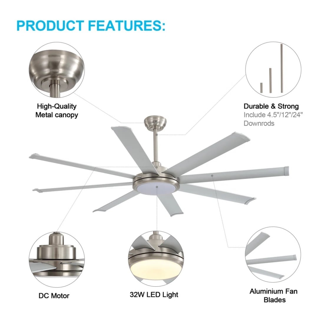 MLIAN WBCF-BS327-NI Ceiling-Fans - View #4