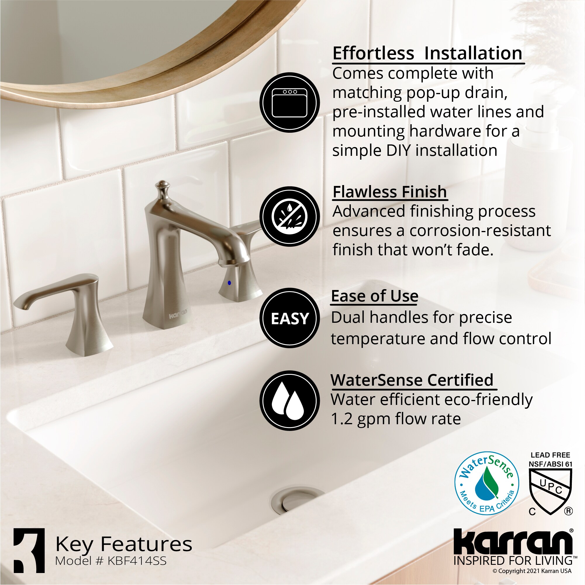 Karran KBF414SS Lavatory-Faucets - View #6