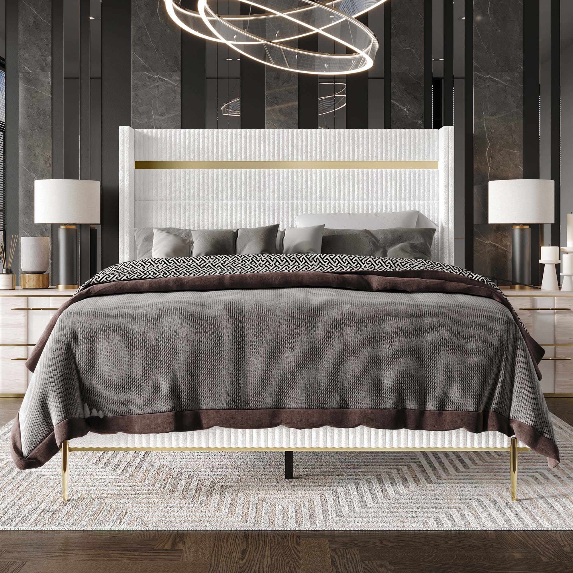 CasePiece C8406TUB-WT-VV beds - View #2