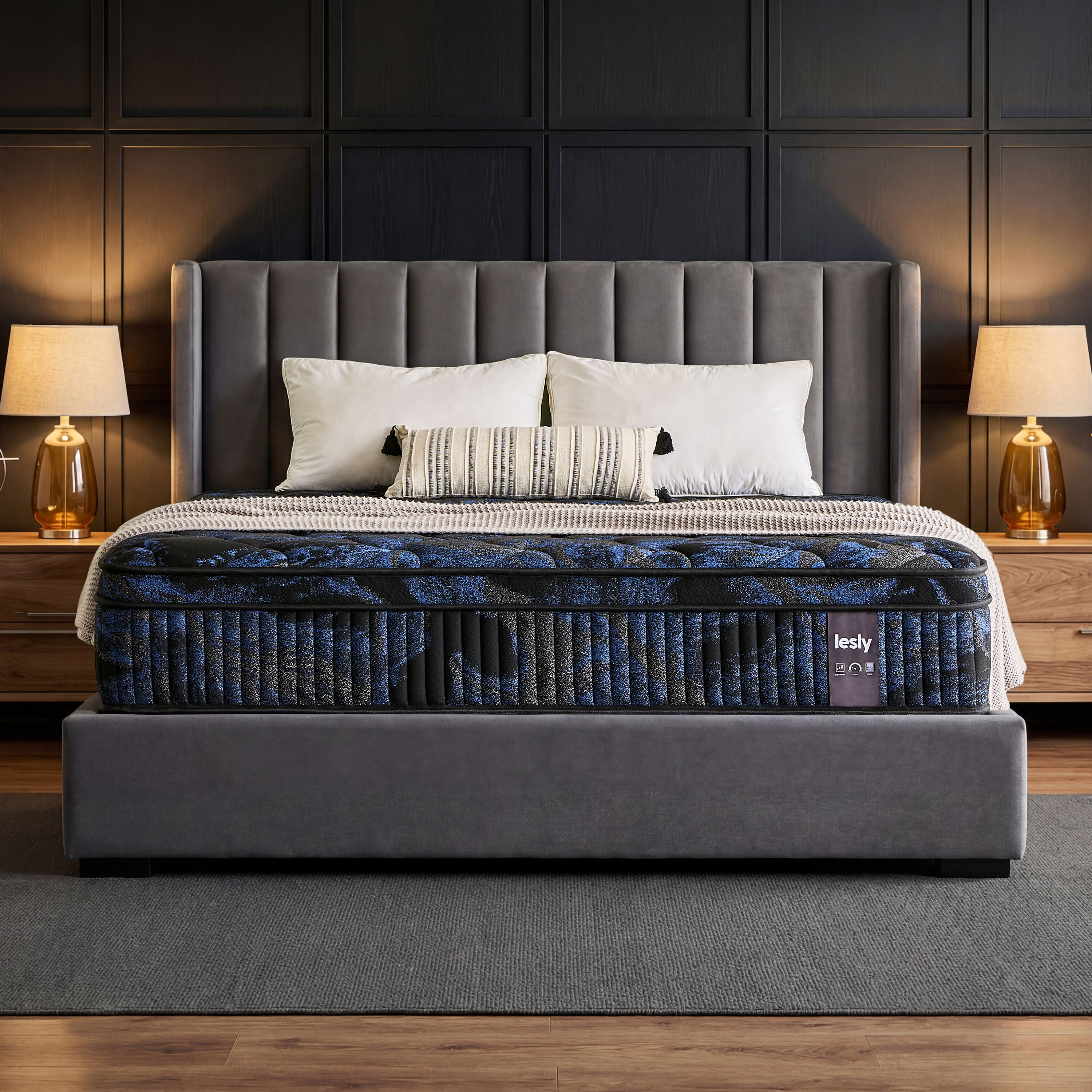 12-in Medium King Hybrid Memory Foam/Coil Blend Mattress in a Box with ...