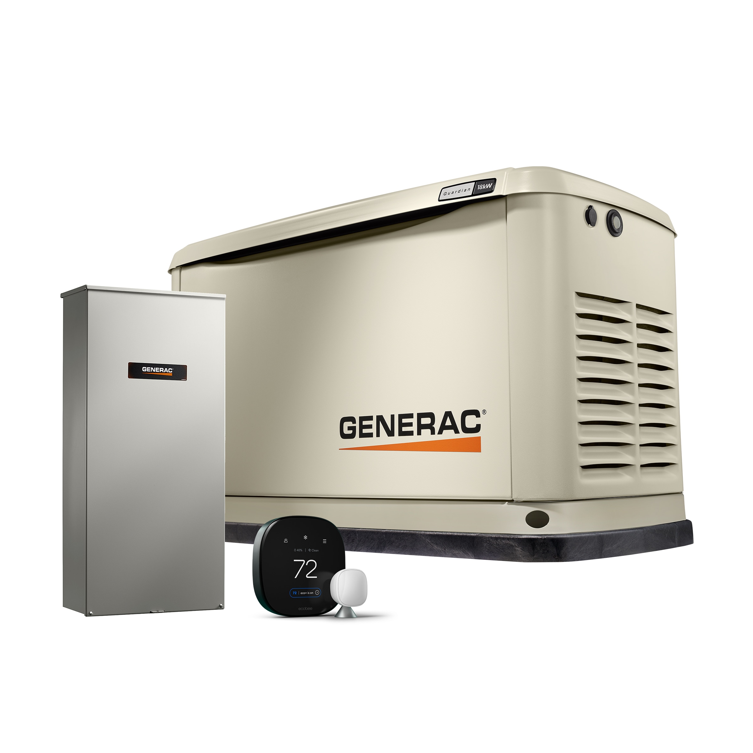 Generac 18kW Home Standby Generator + ecobee Smart Thermostat Premium Bundle