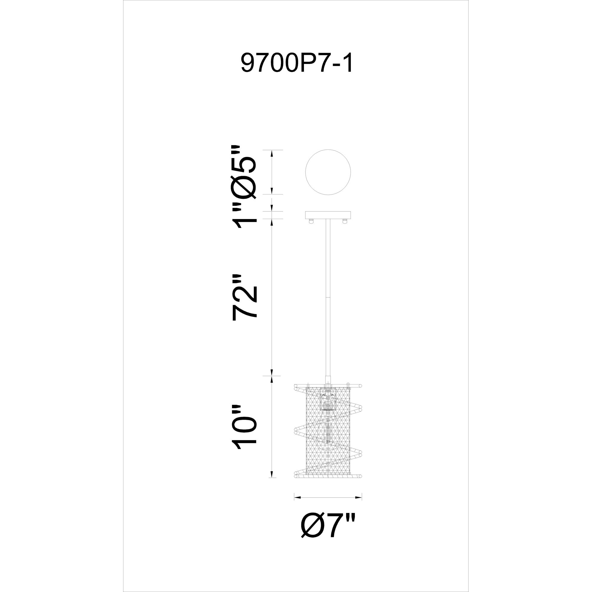 CWI Lighting 9700P7-1-197 Pendant-Lights - View #6