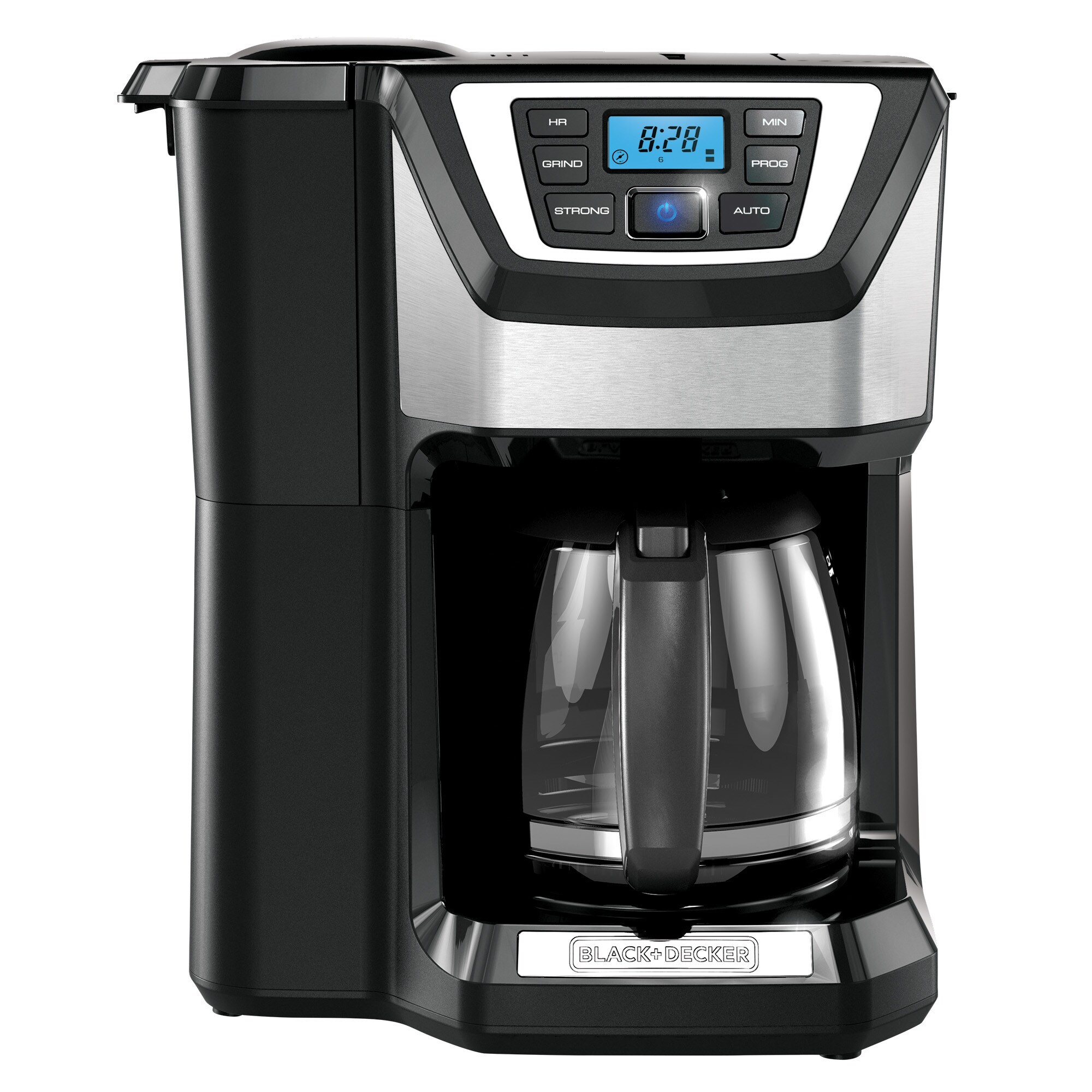 Black And Decker 12 Cup Programmable Coffee Maker In Gray : Target
