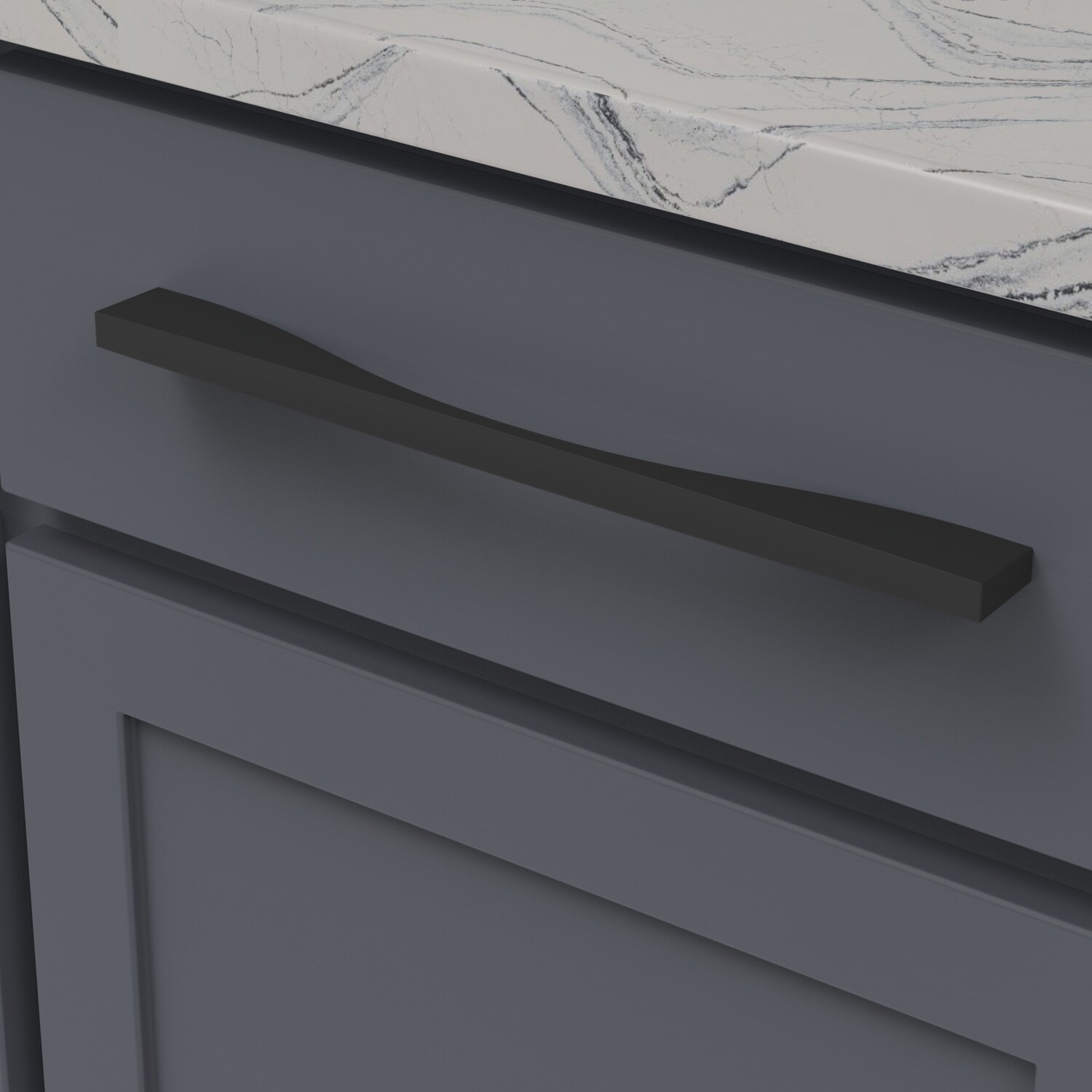 Belwith Keeler B076154-MB Cabinet-Pulls - View #2