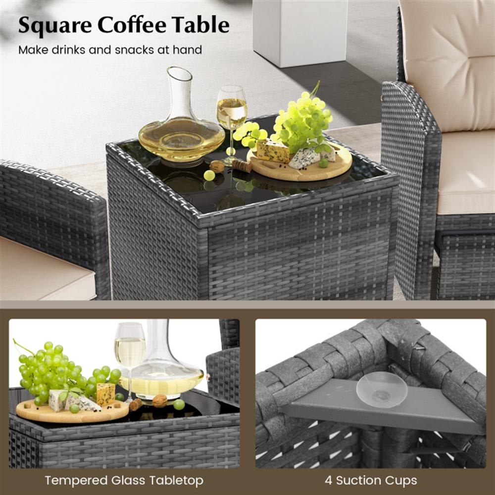 Choco Moon 5354561424436 Patio-Conversation-Sets - View #2