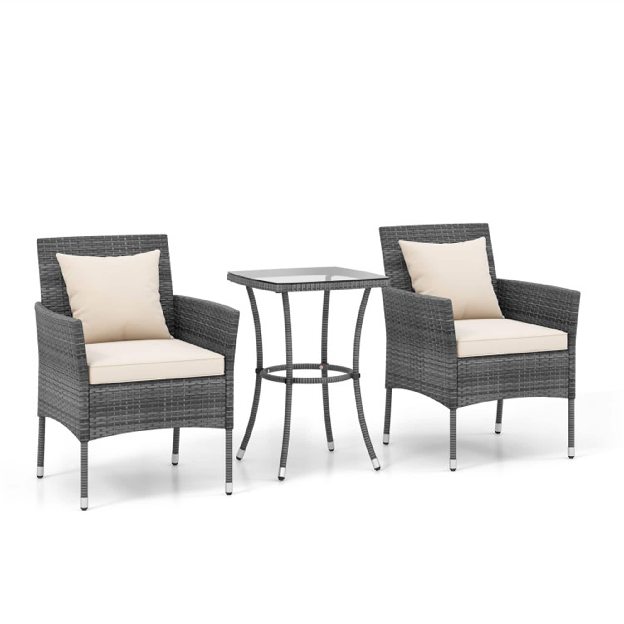 BABOOM BOM-70957WH-OR Patio-Conversation-Sets - View #2