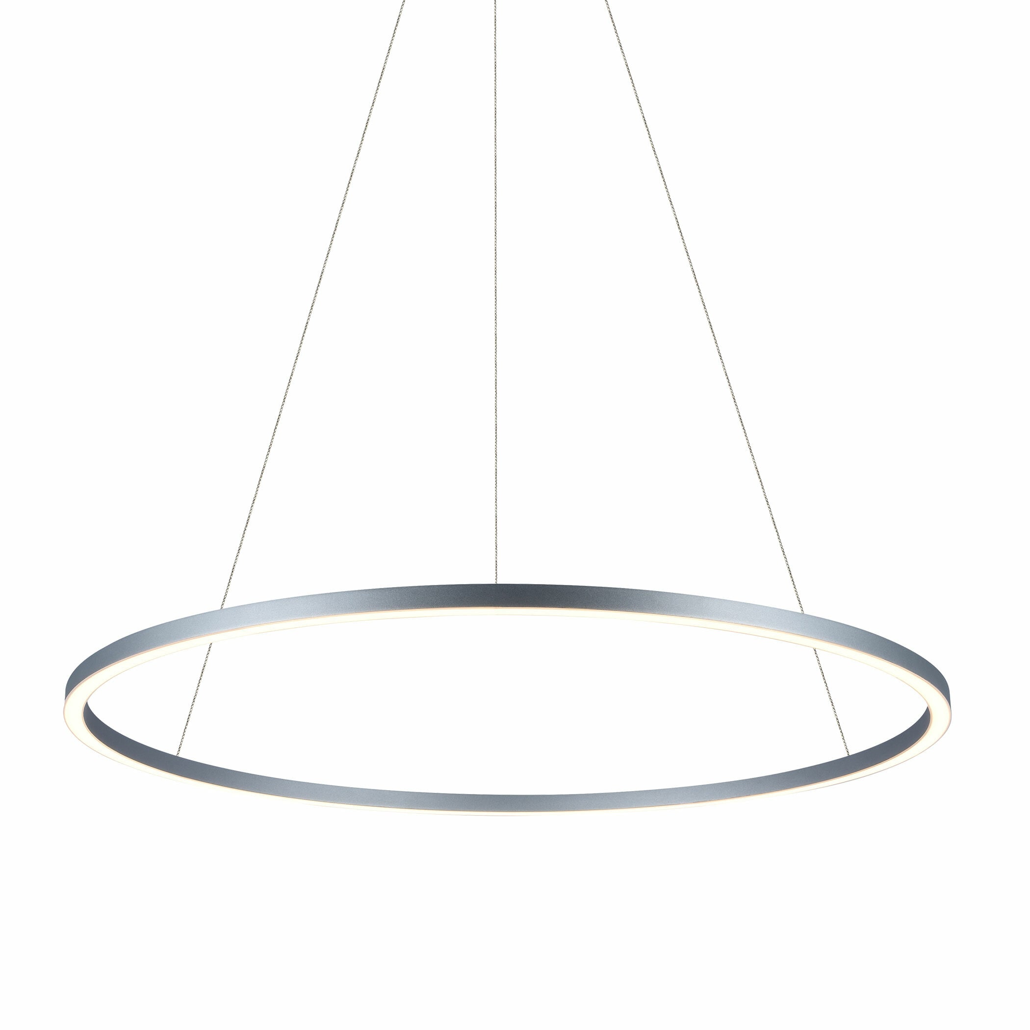 Tania Nickel 39" Drum LED Pendant Chandelier