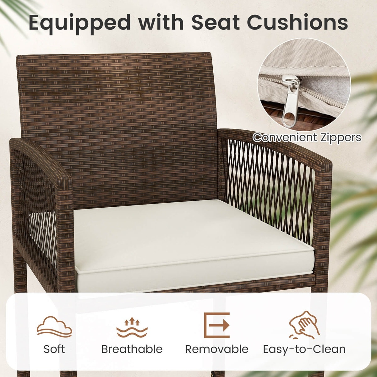 Costway HCST07449 Patio-Chairs - View #6