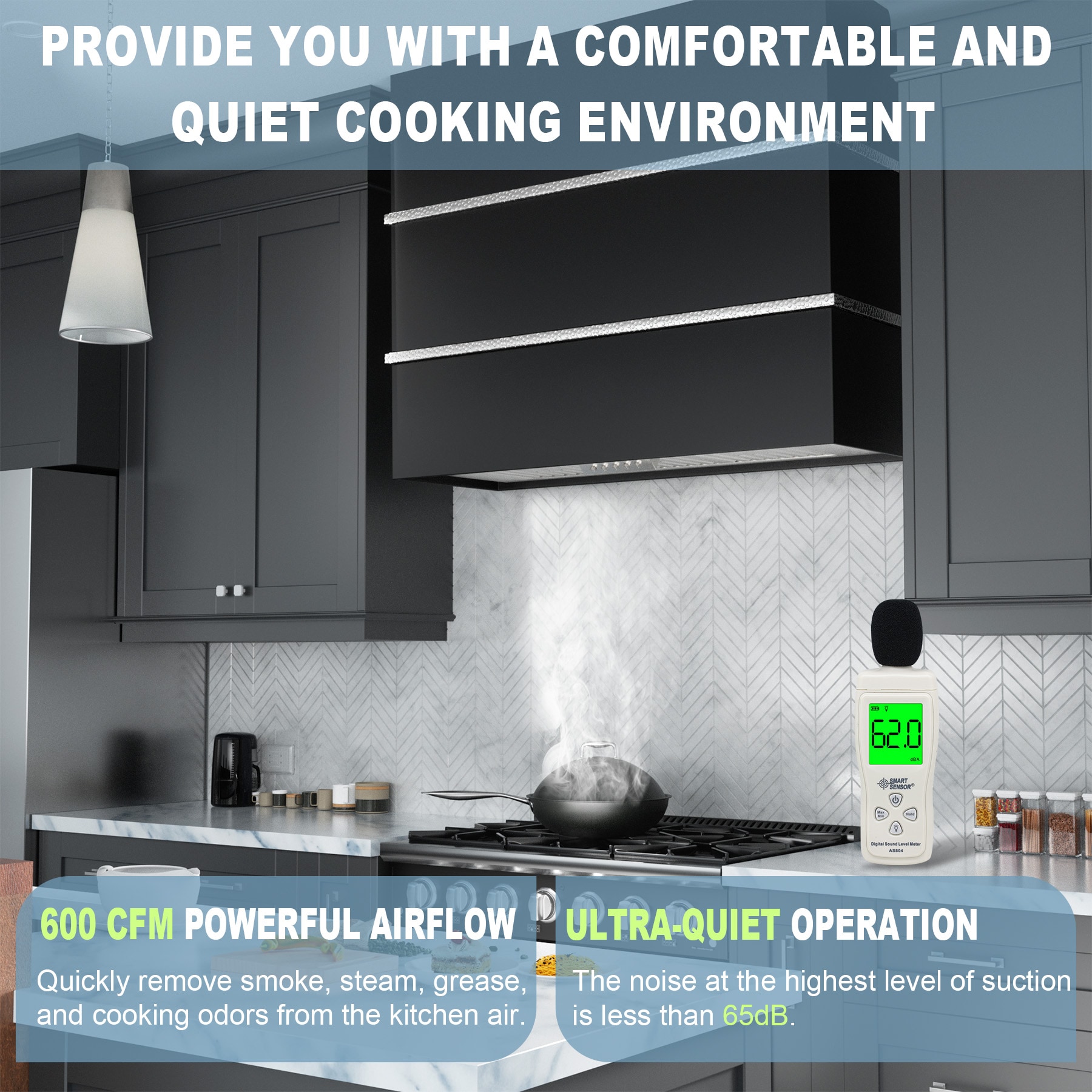 Akicon AK-HS36HC-JBN Wall-Mounted-Range-Hoods - View #3