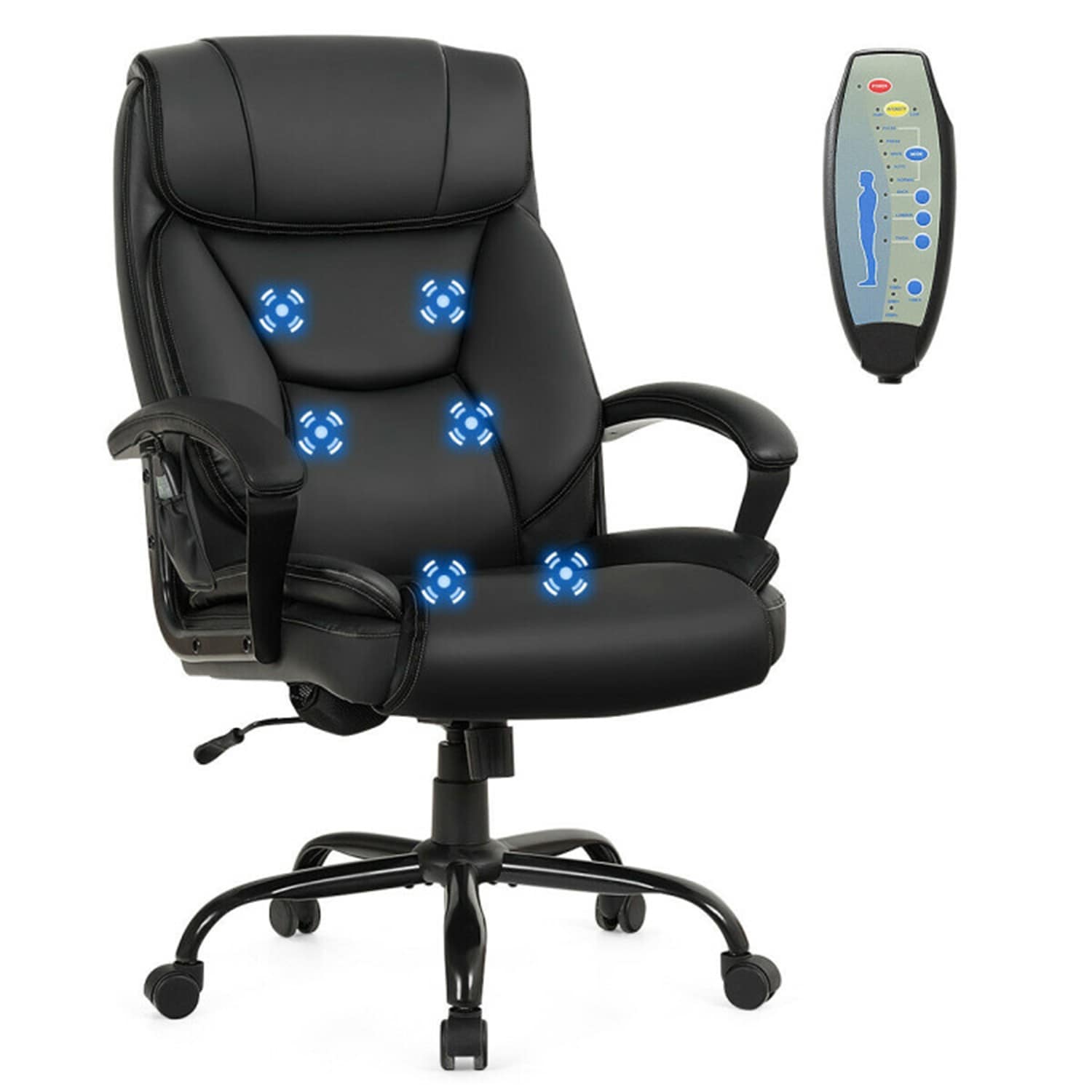 GZMR WF01-GC-V19-BK Office-Chairs - View #8