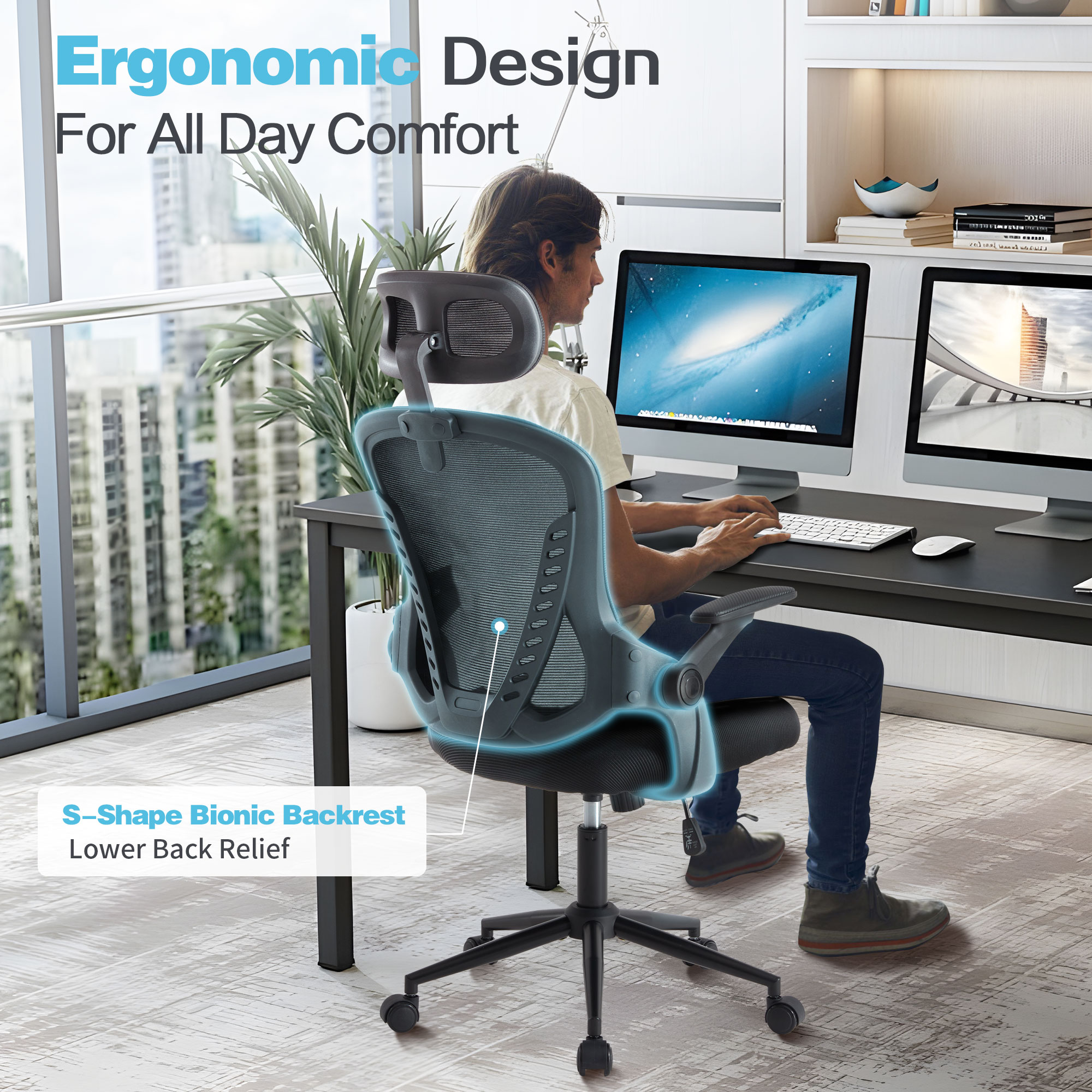 Ovios OJDM400 Office-Chairs - View #3