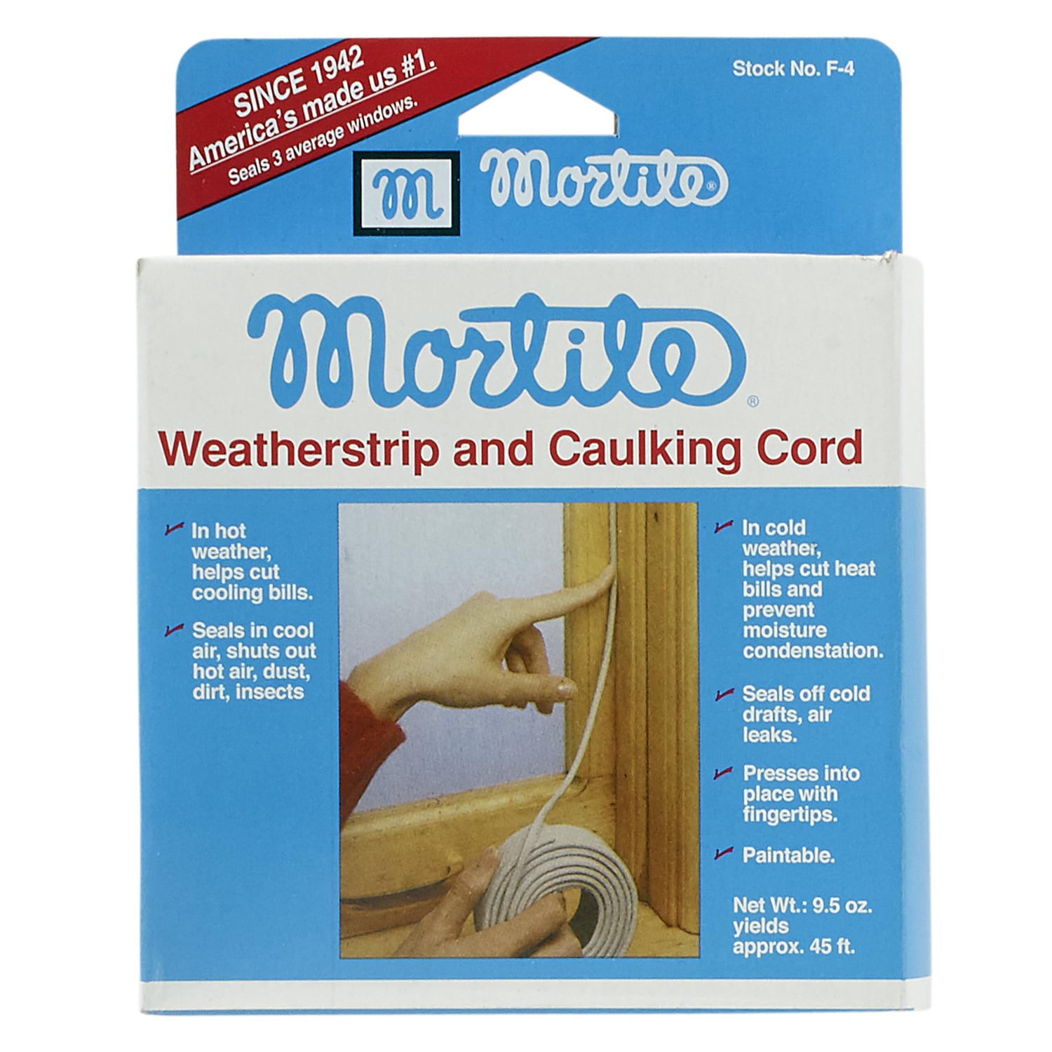 Frost King  Mortite Gray Silicone Caulking Cord For Gaps and Openings 45 ft. L X 0.12 in.