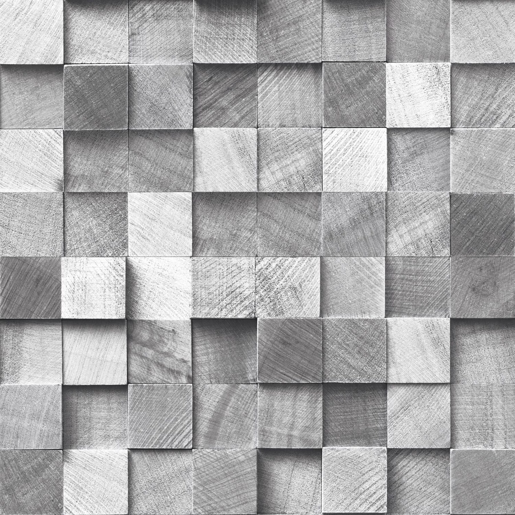 ESTA Home DD138527 56.4-Sq. Feet Grey Non-woven Wood Unpasted Wallpaper